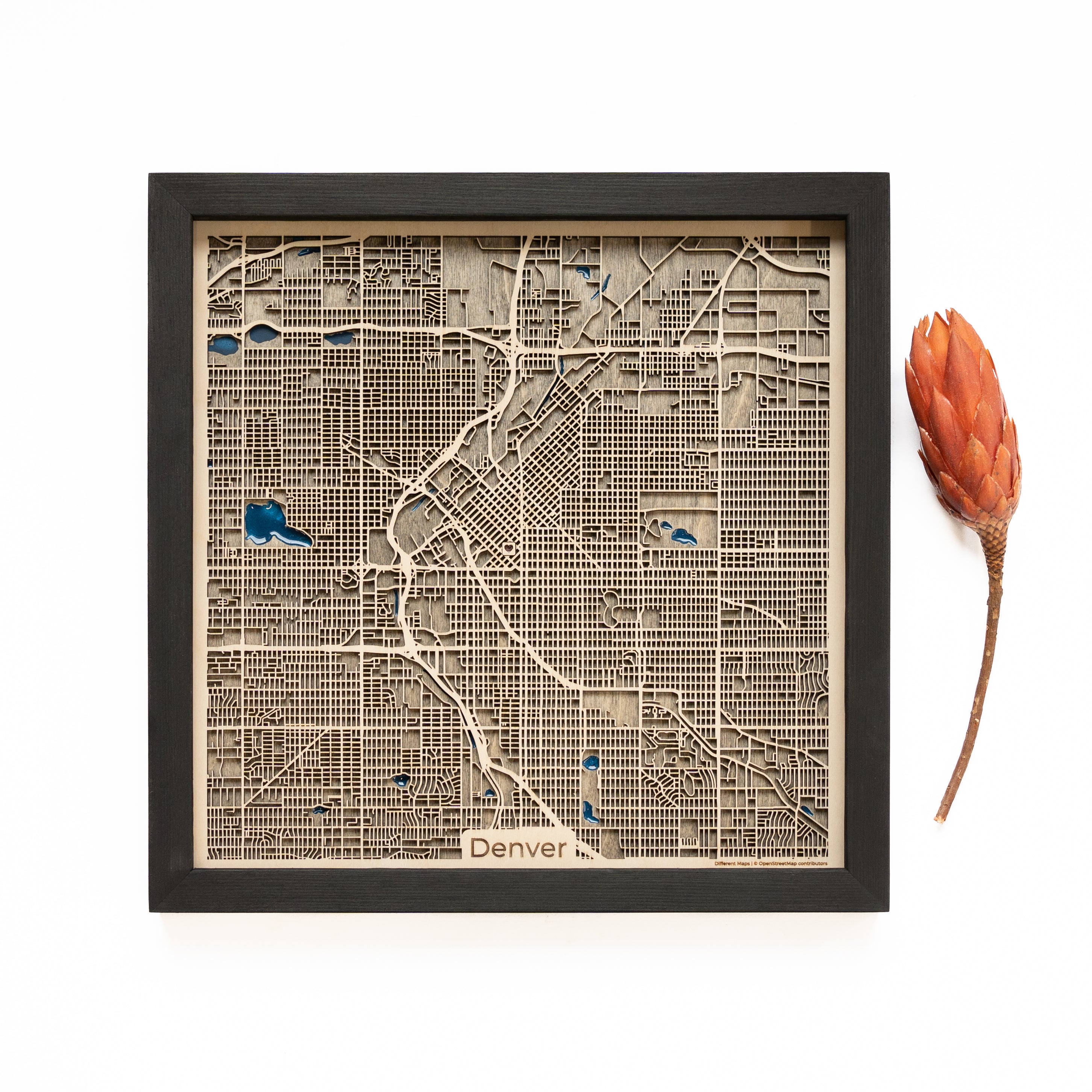 Crafted with precision and creativity, this unique piece captures the essence of the city's streets, neighborhoods, and iconic landmarks, radiating the vibrant energy of Denver.Elevate your wall decor with this stunning wood art.