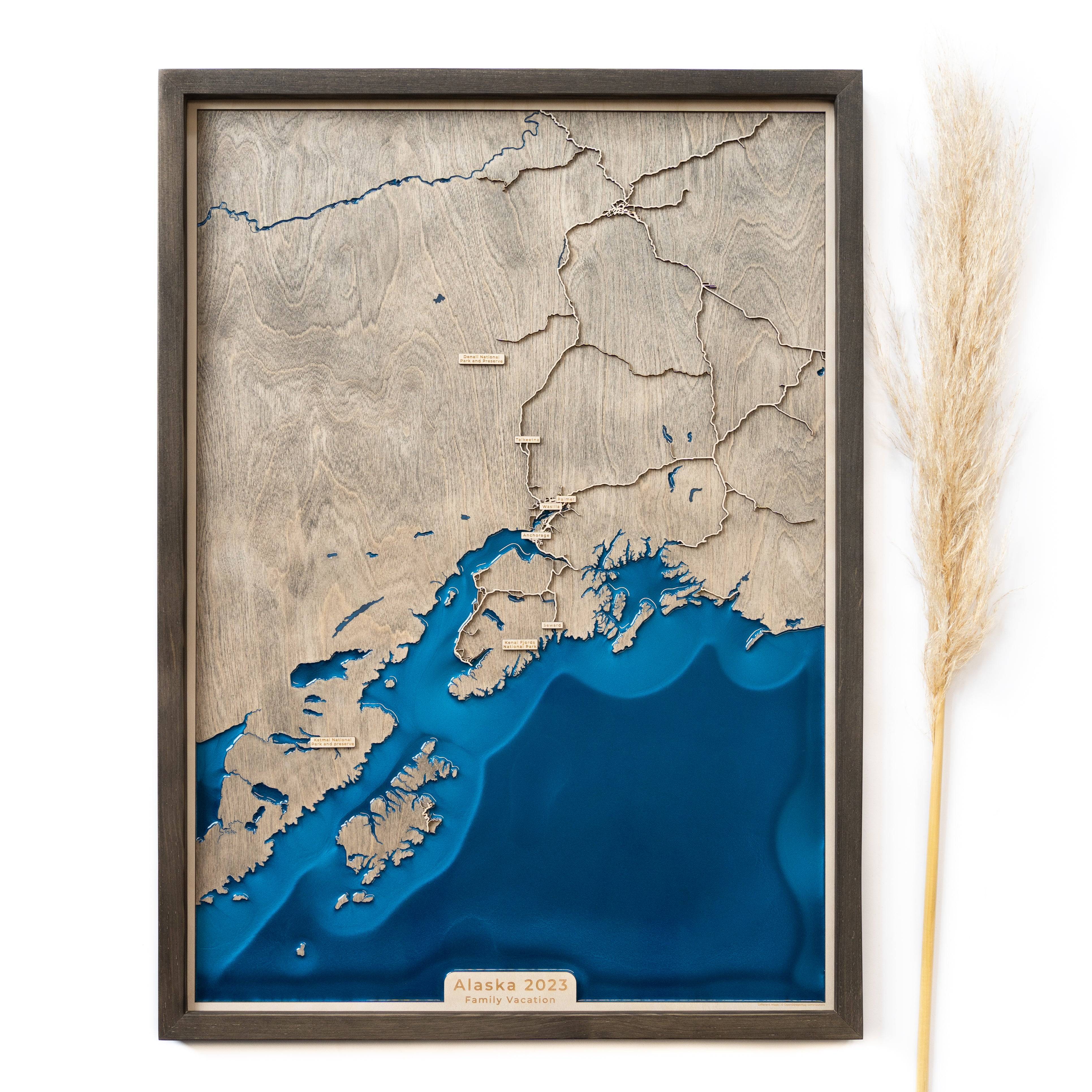 Alaska Wood Map