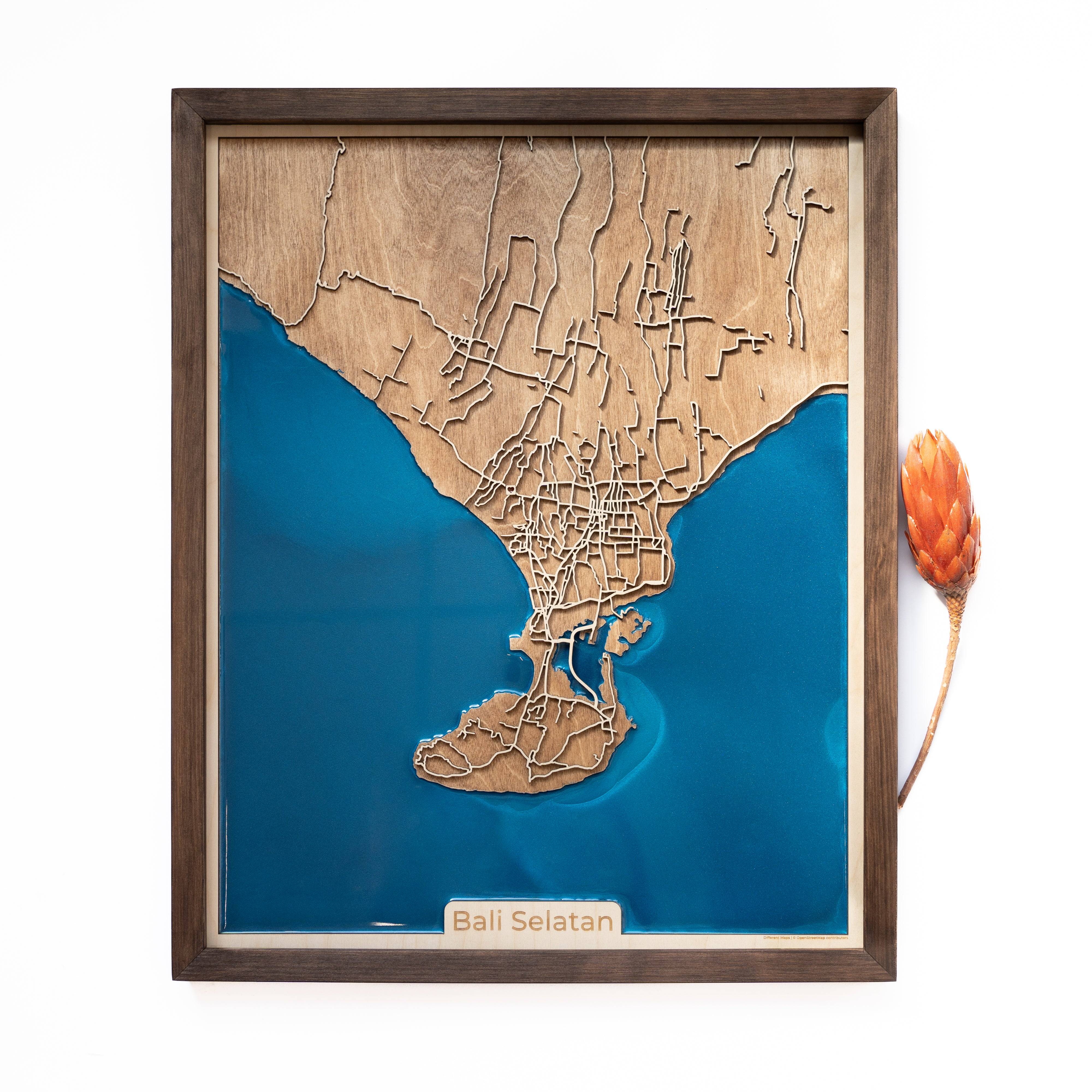 Bali Selatan Wood Map