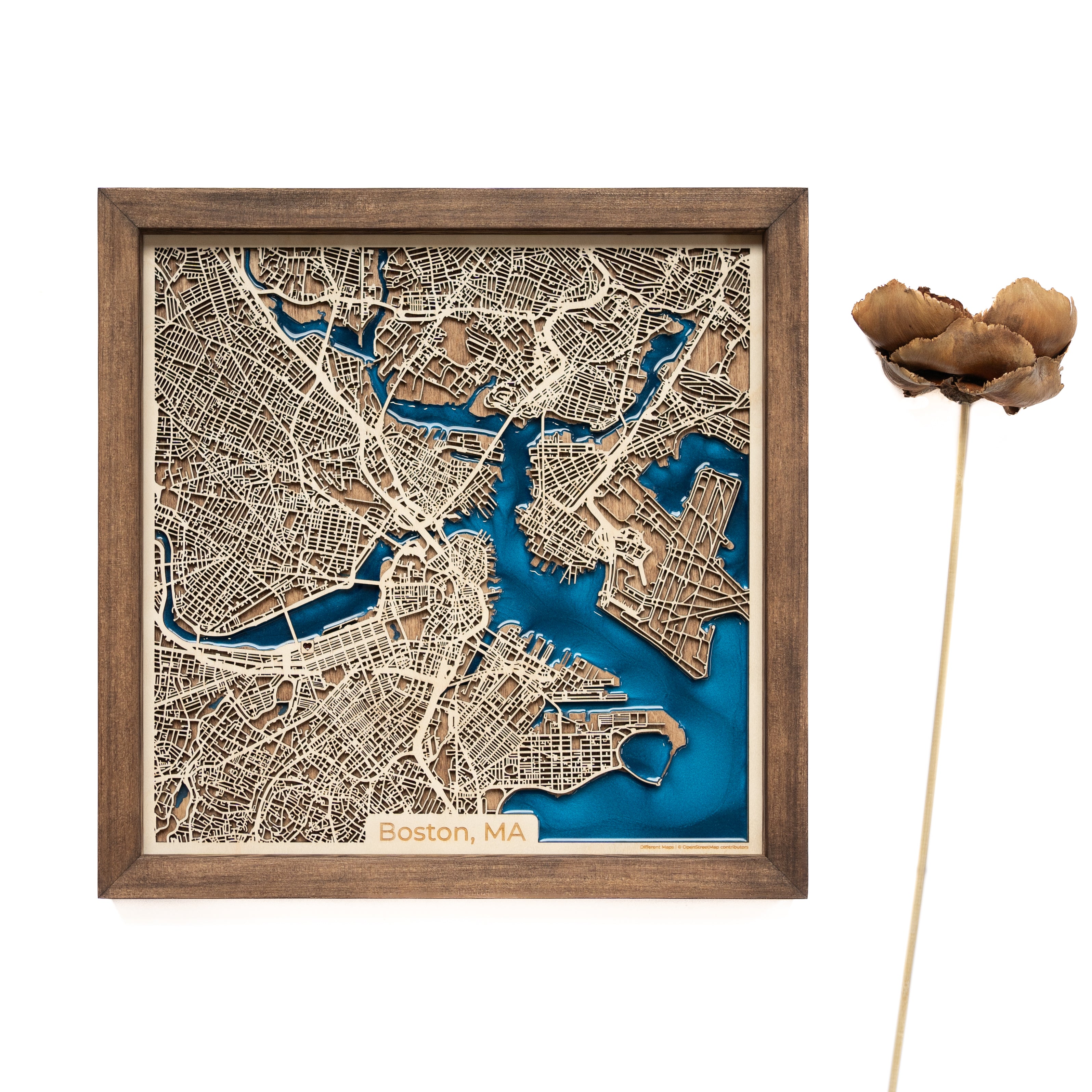 Boston Wood Map