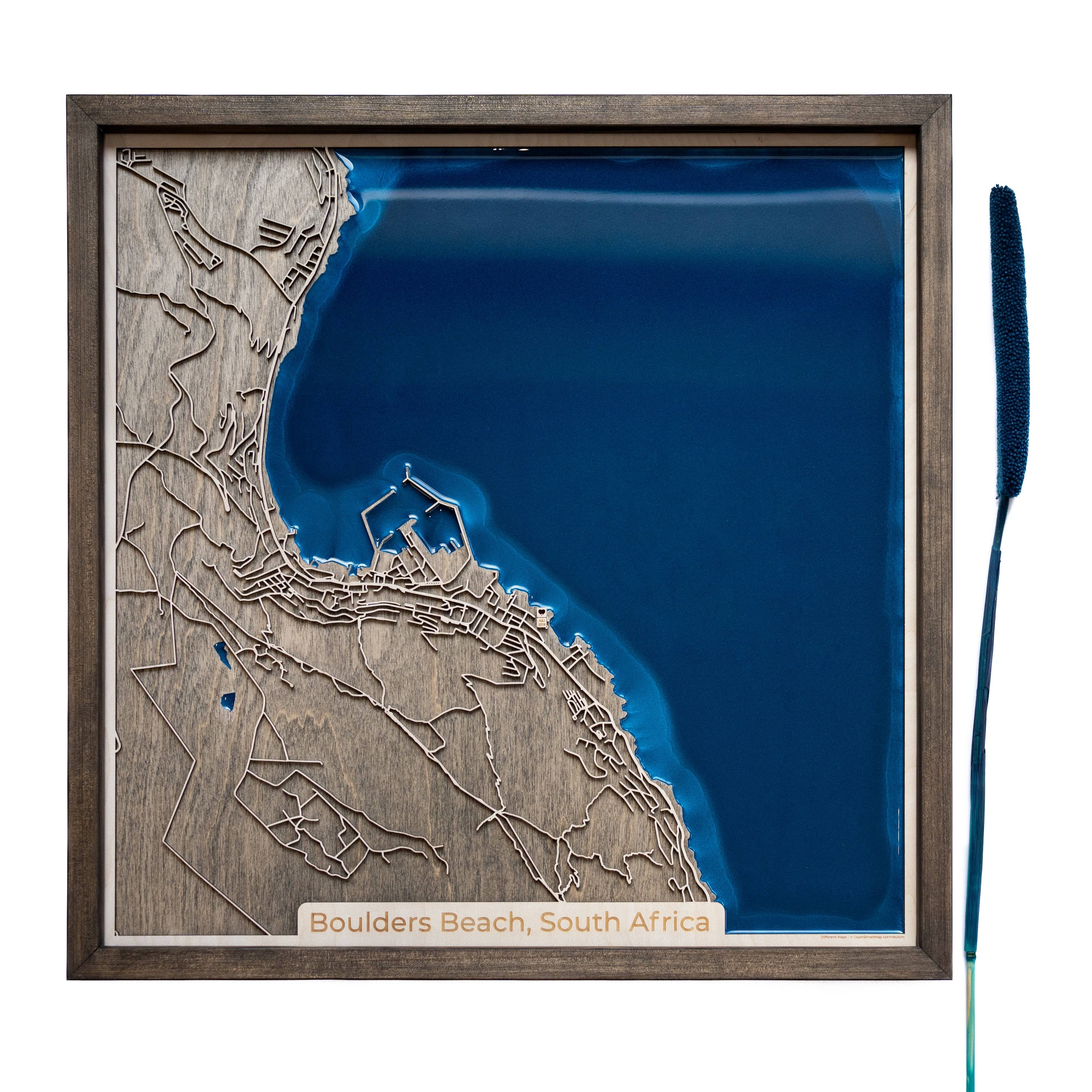 Boulders Beach Wood Map