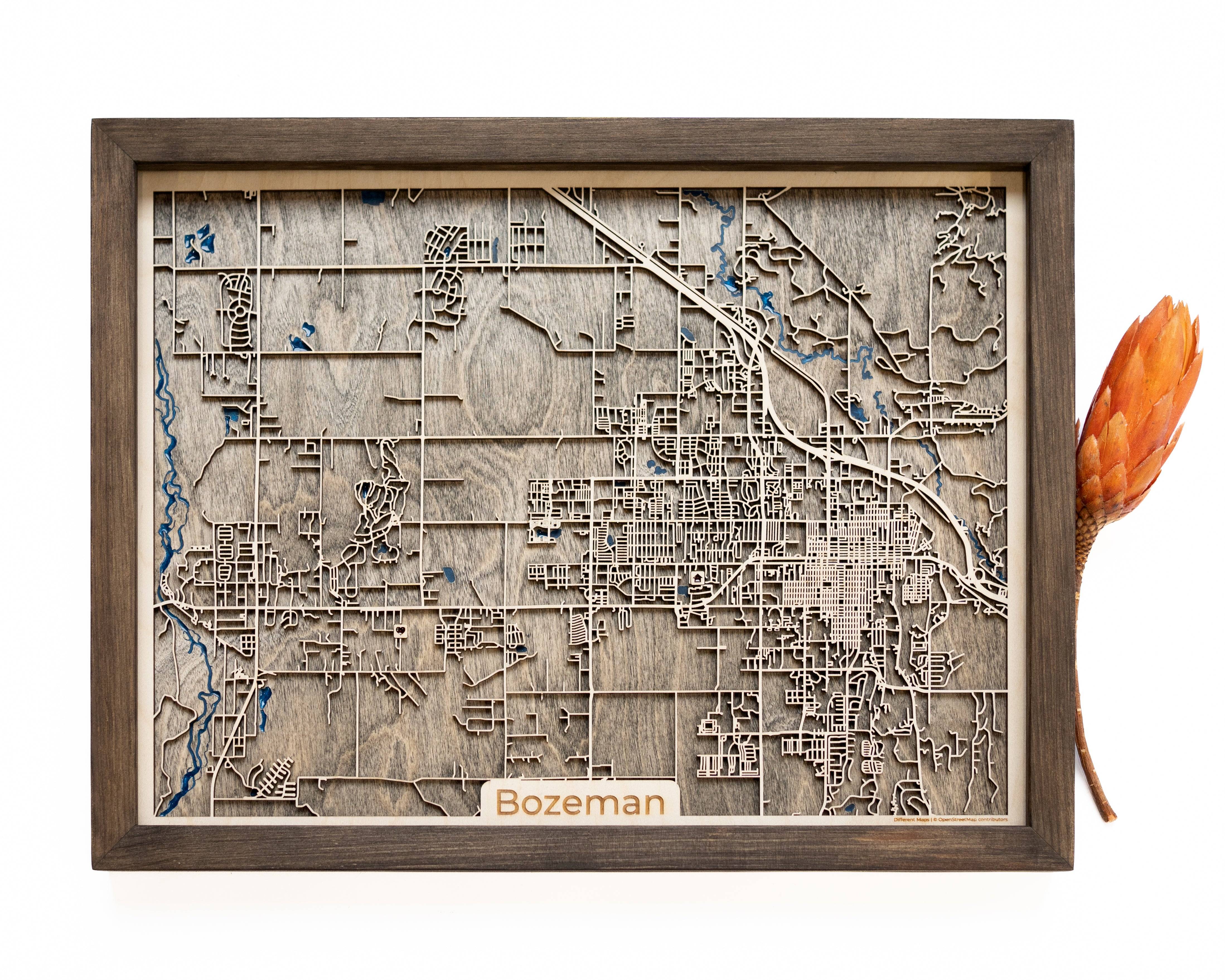 Bozeman Wood Map