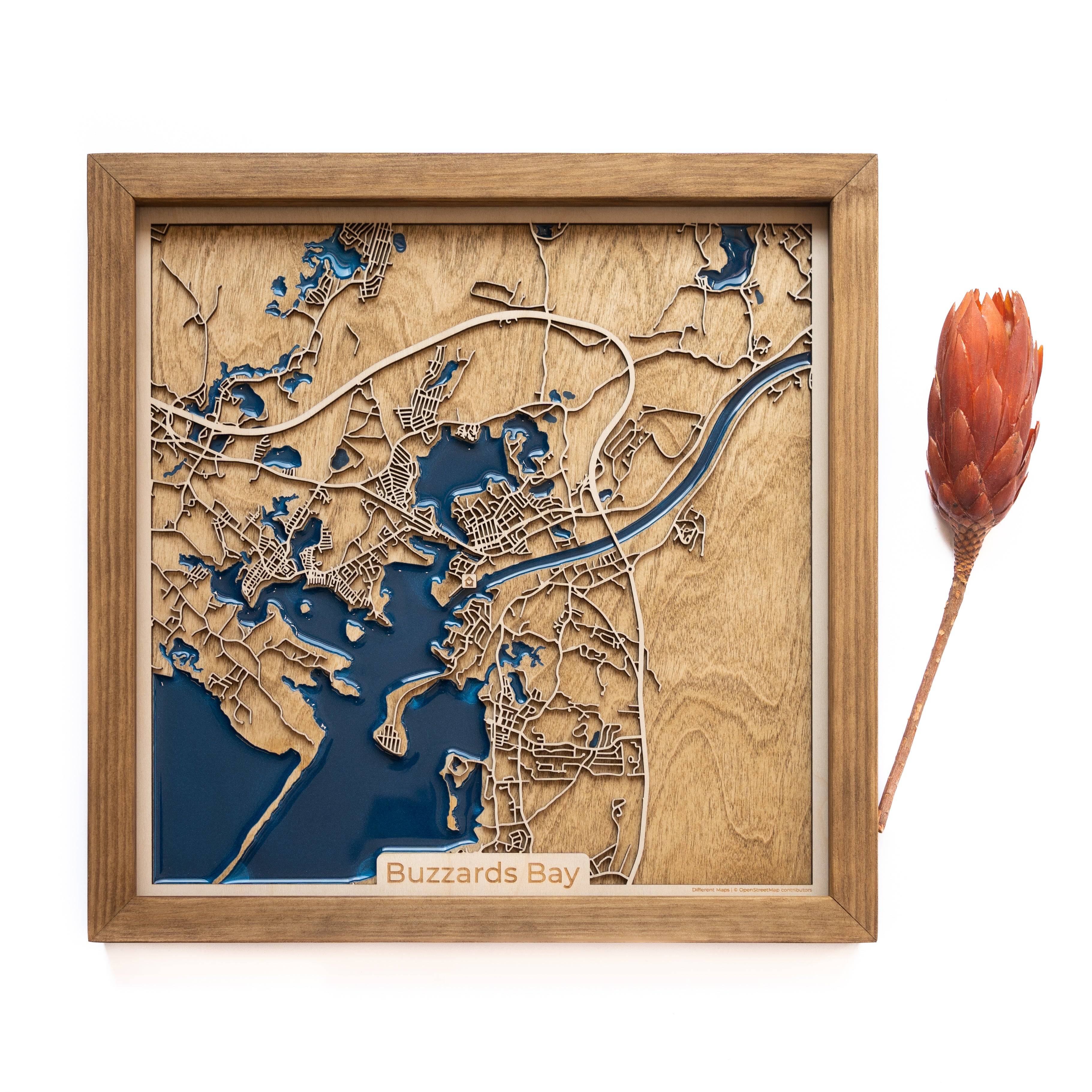 Buzzards Bay Wood Map