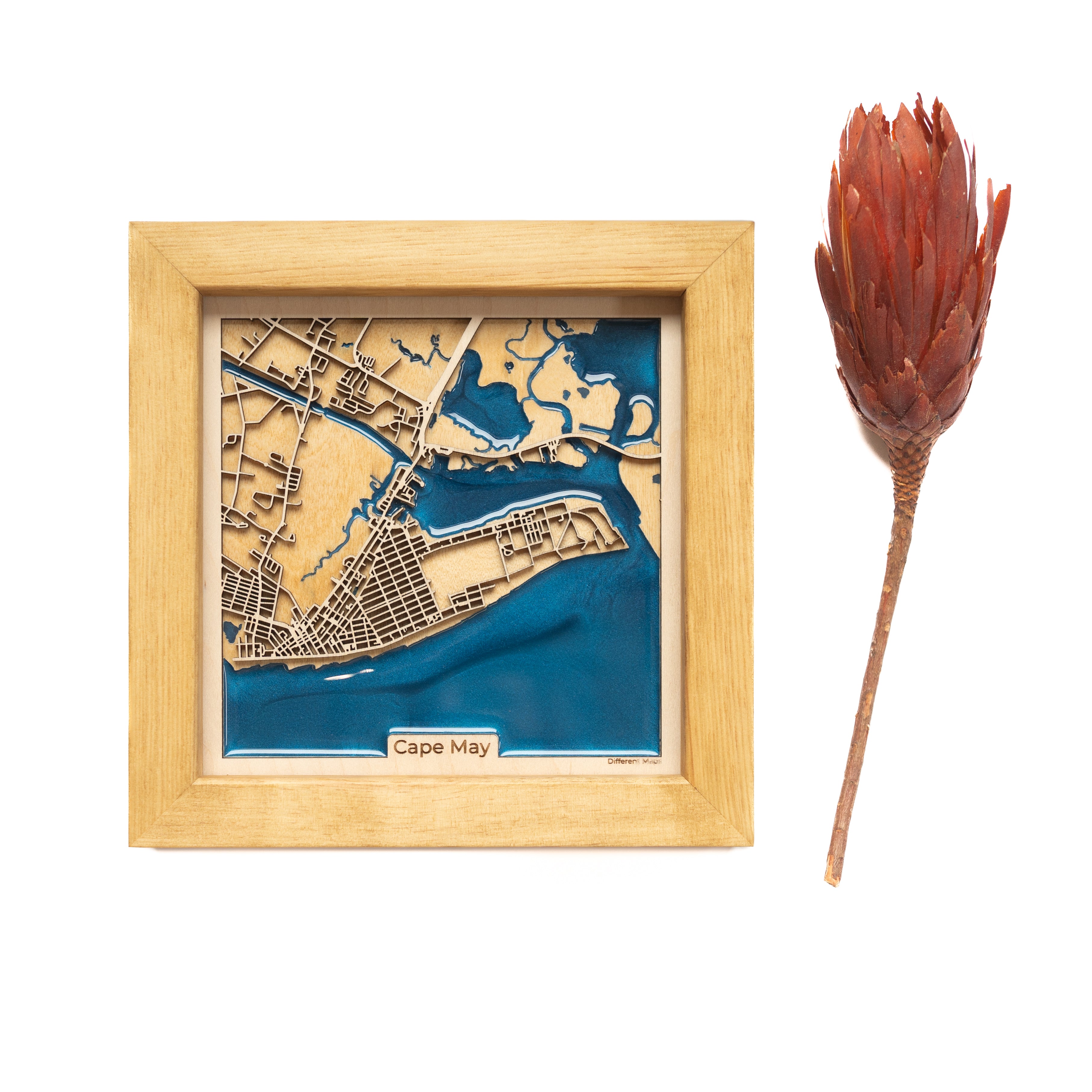 Cape May Framed Map