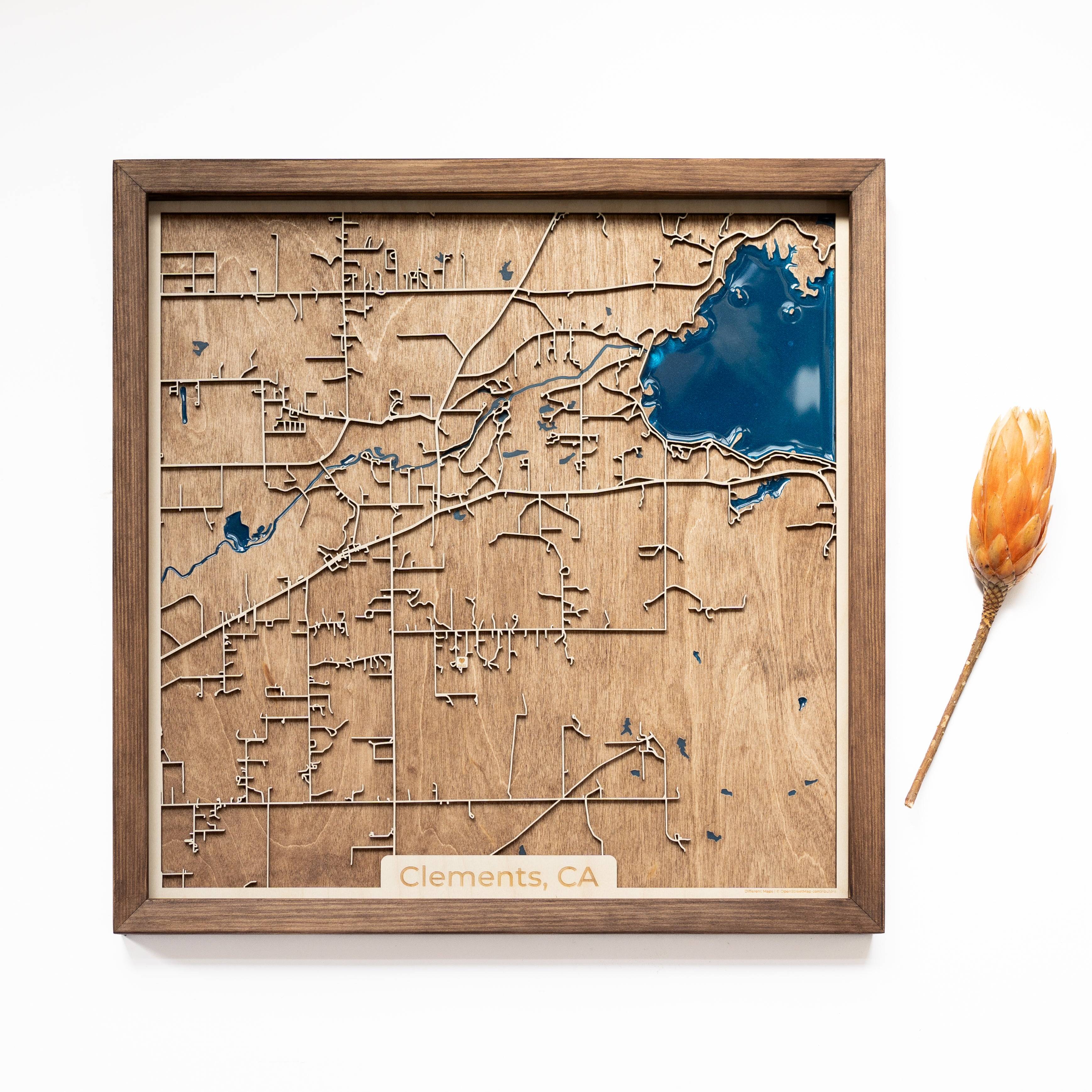 Clements Wood Map 