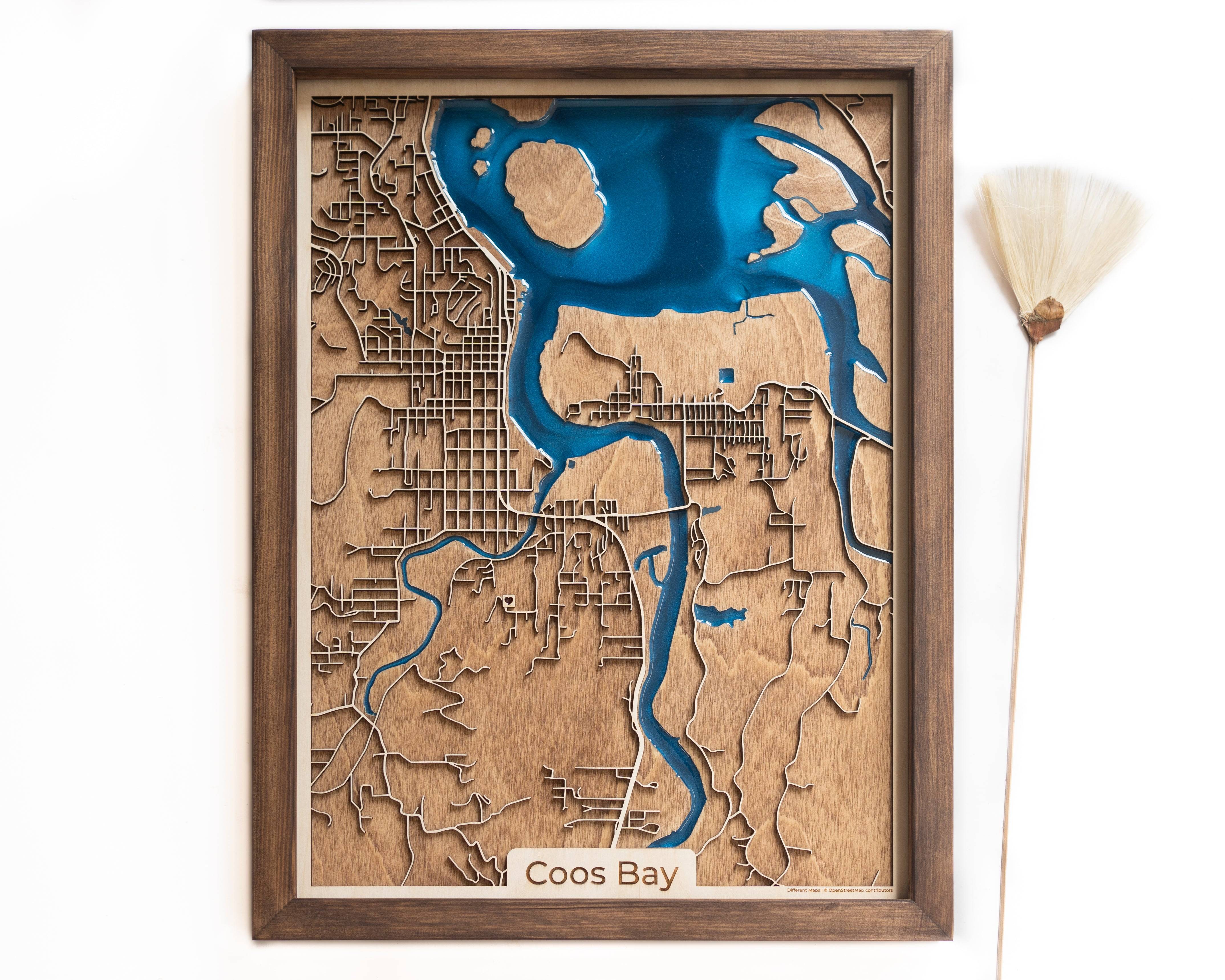 Coos Bay Wood Map