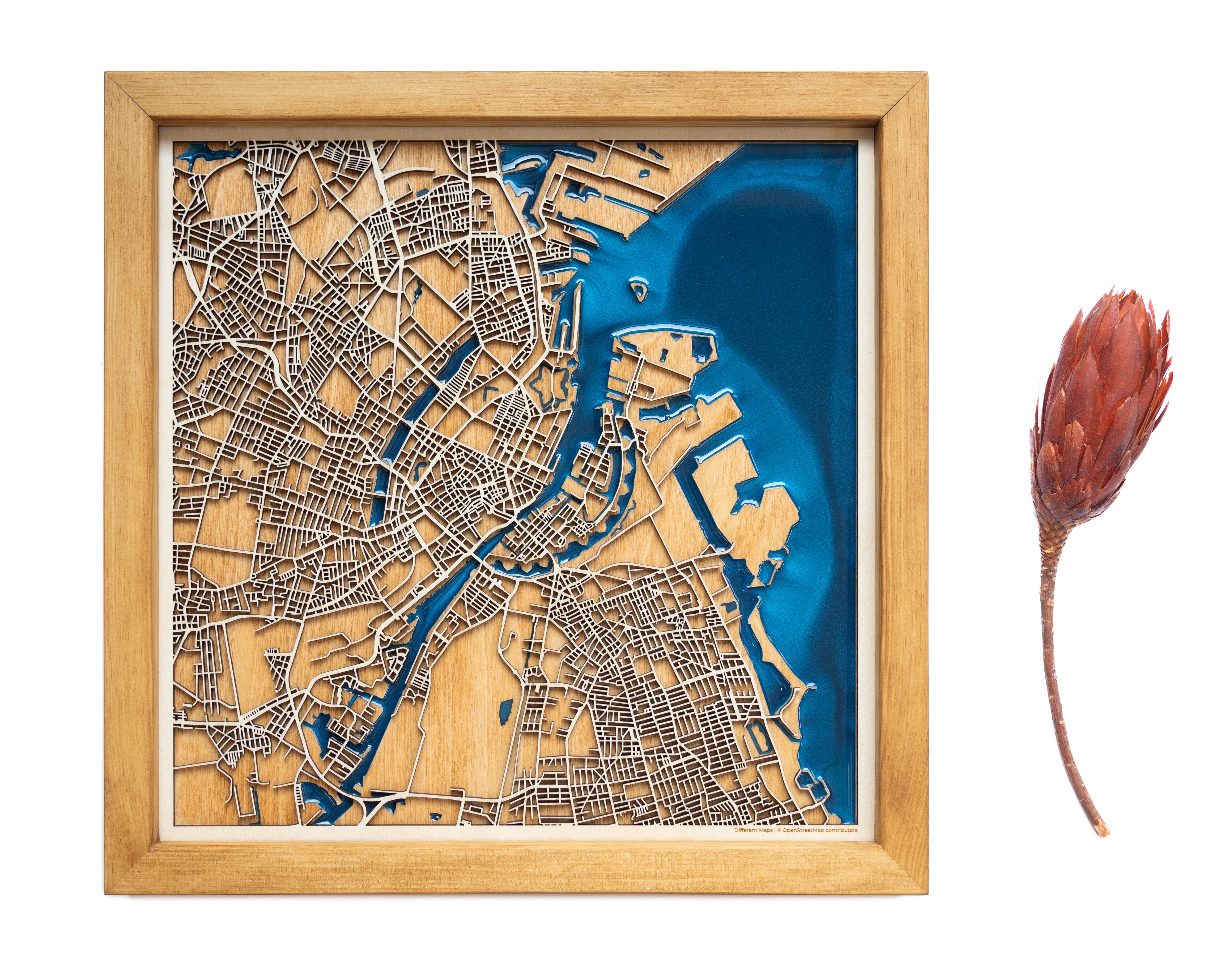 Copenhagen wood gift map