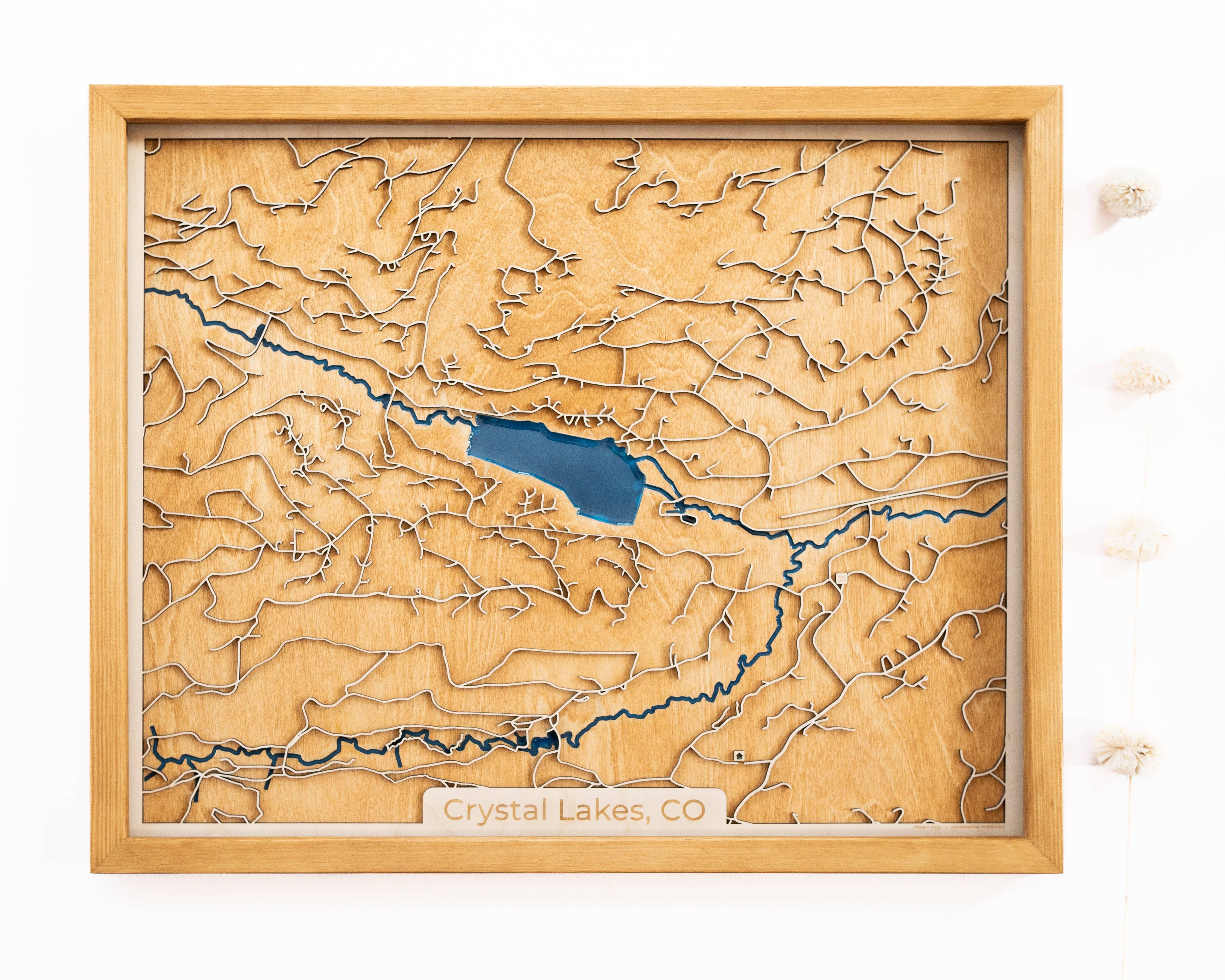 Crystal Lakes Wood Map