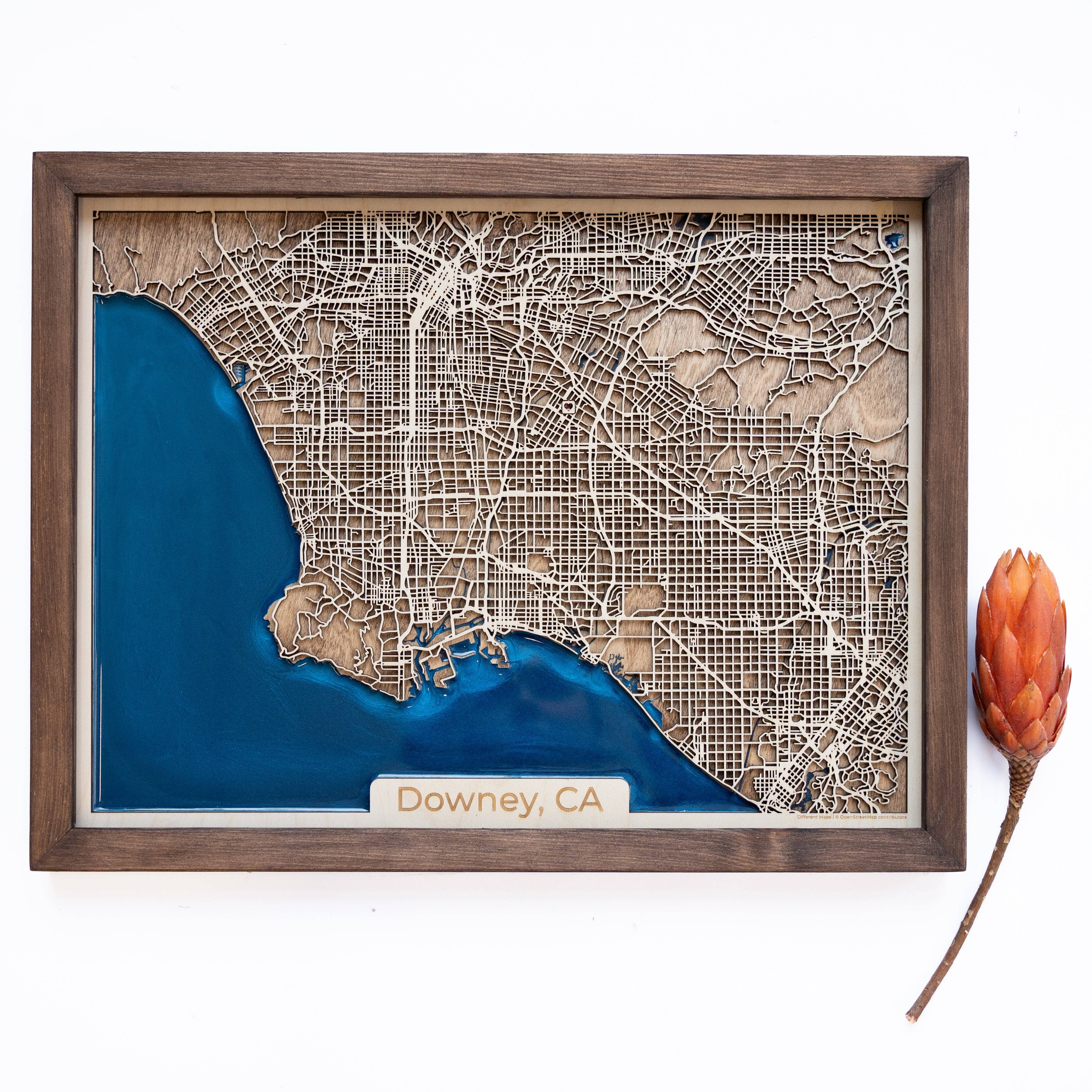 Downey Wood Map