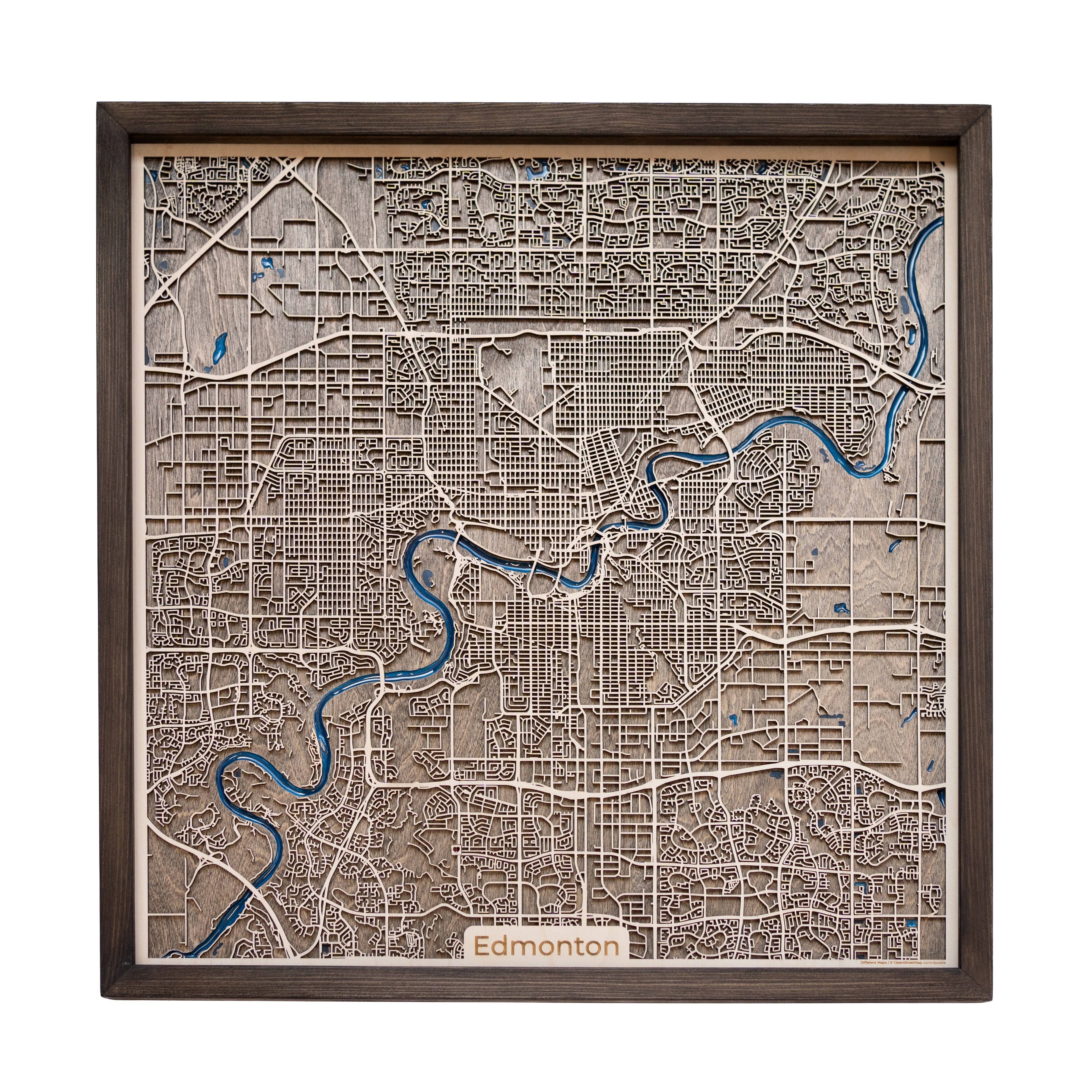 Edmonton Wood Map