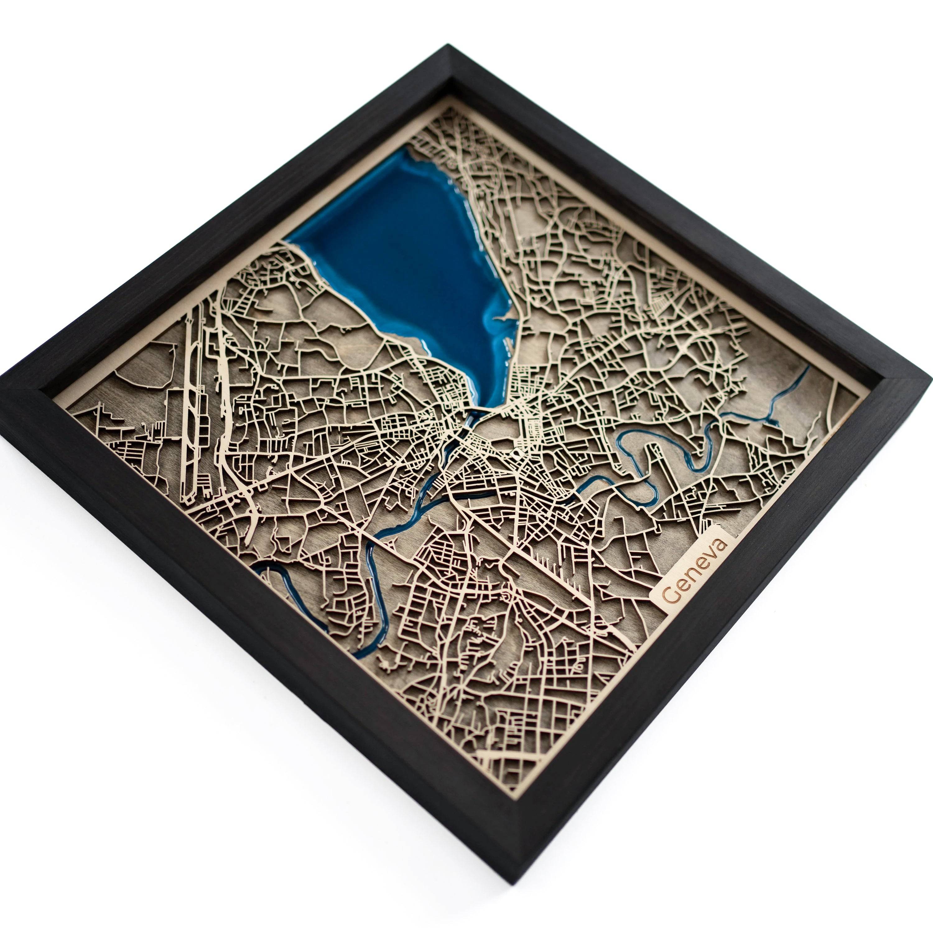 Geneva Switzerland Map