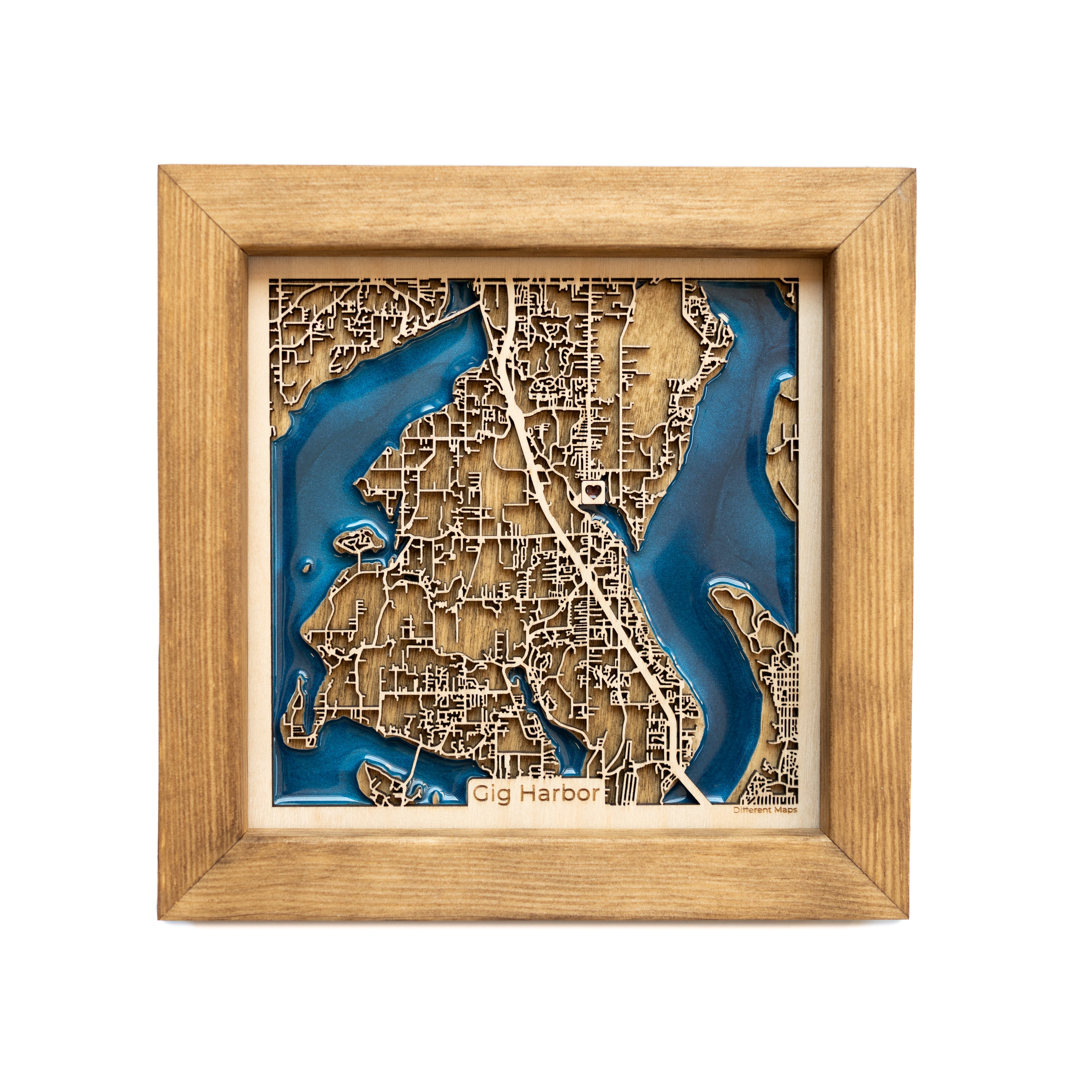 Gig Harbor Map Minimalist Gift