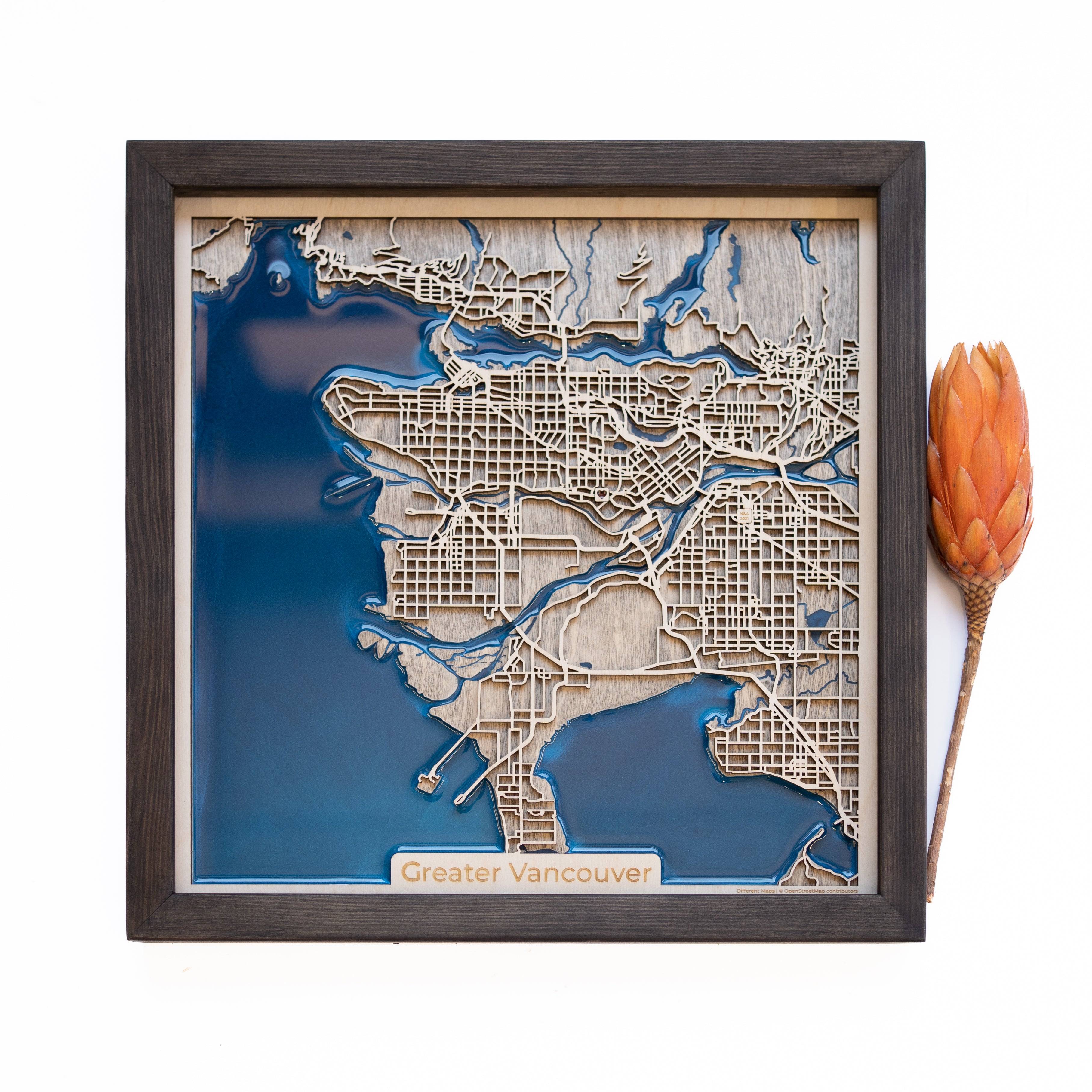 Greater Vancouver Wood Map