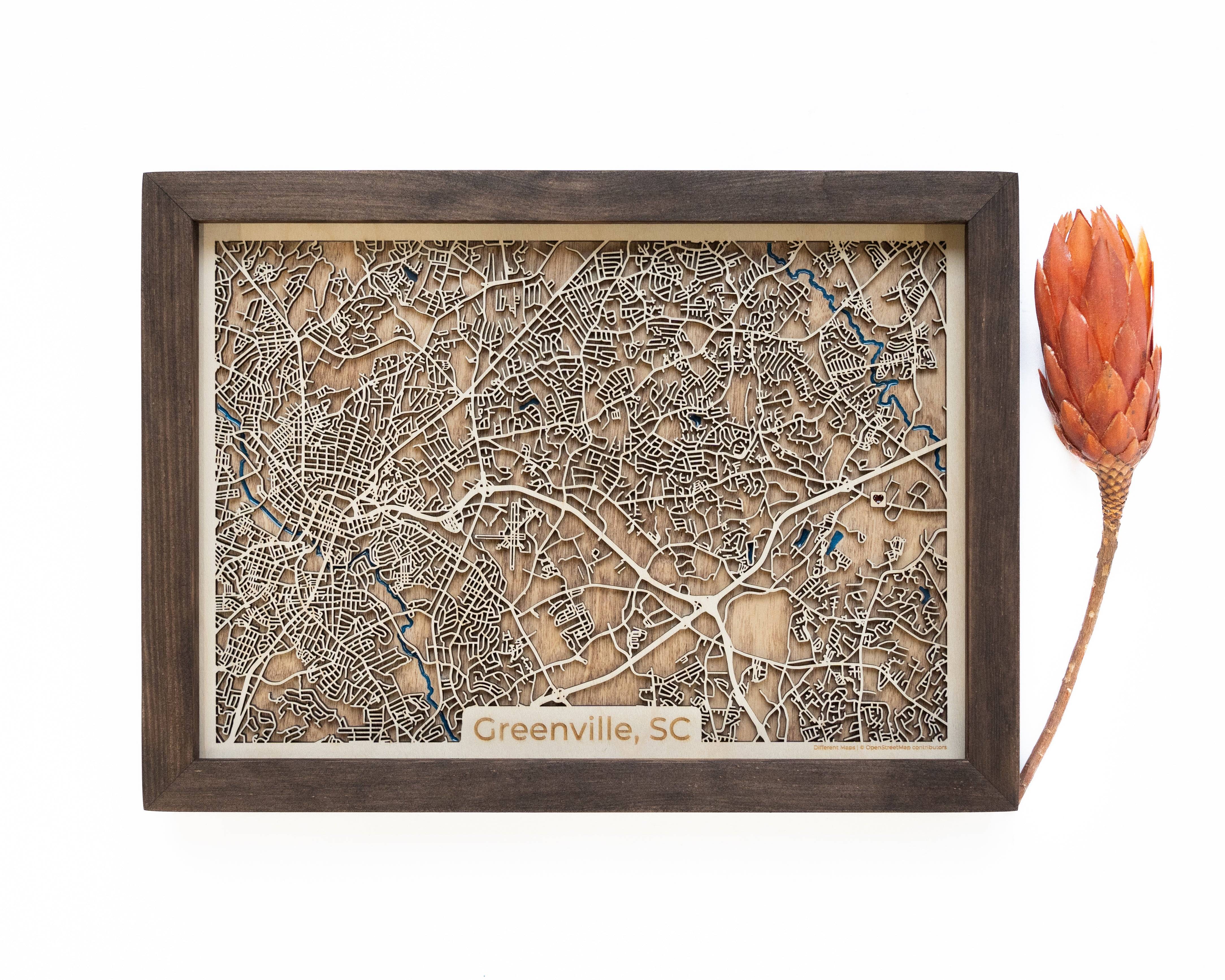 Greenville Wood Map