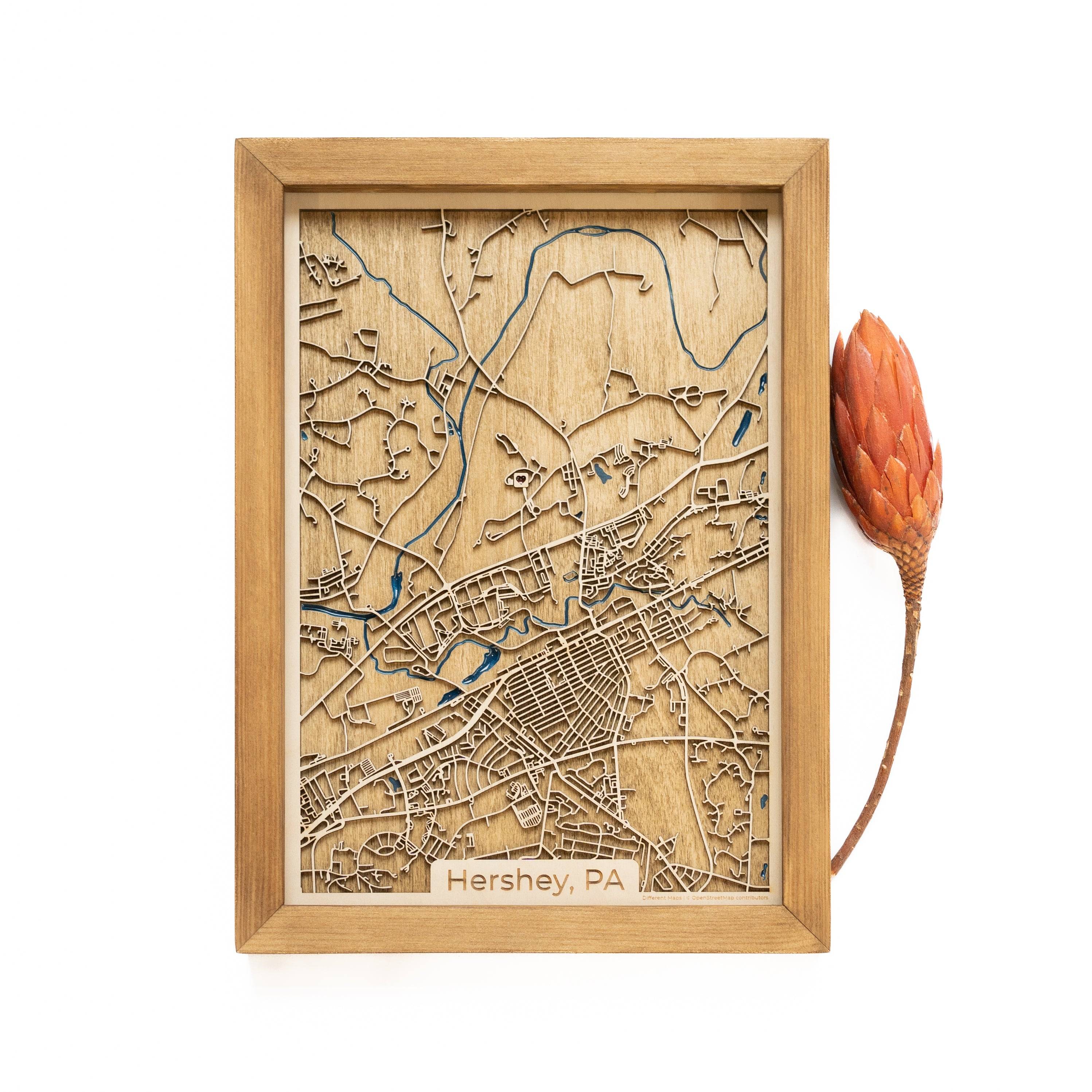 Hershey Wood Map