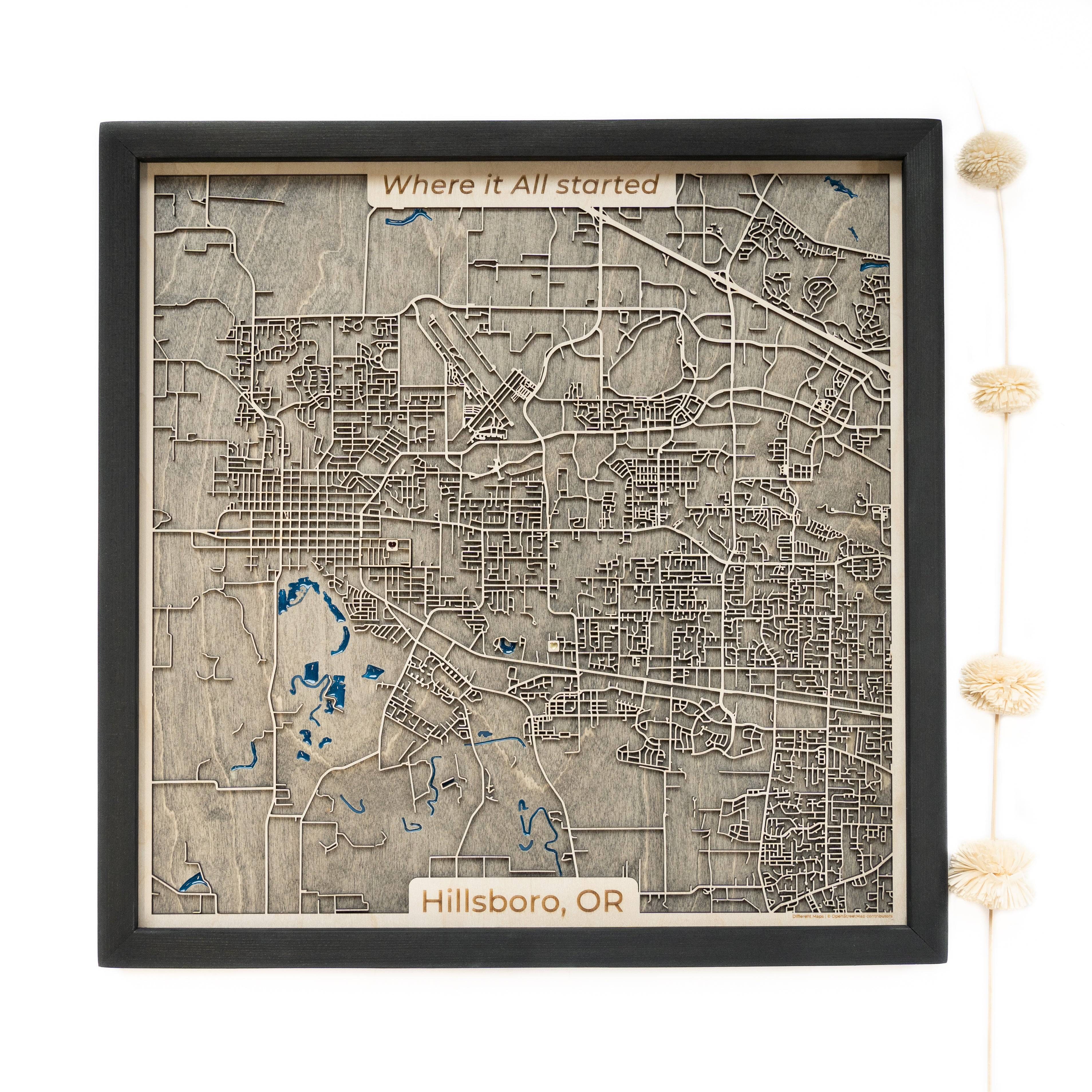 Hillsboro Wood Map