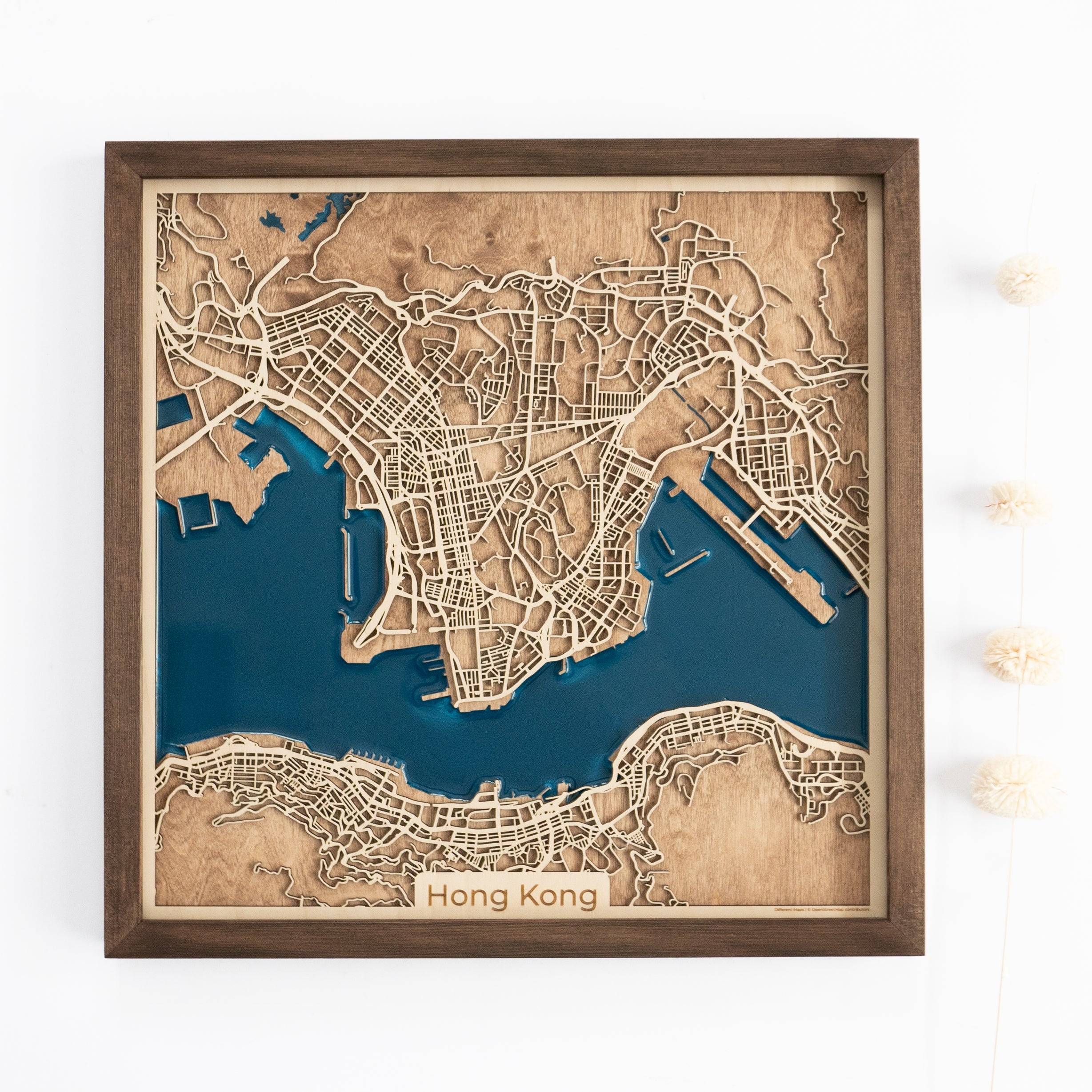 Hong Kong Wood Map