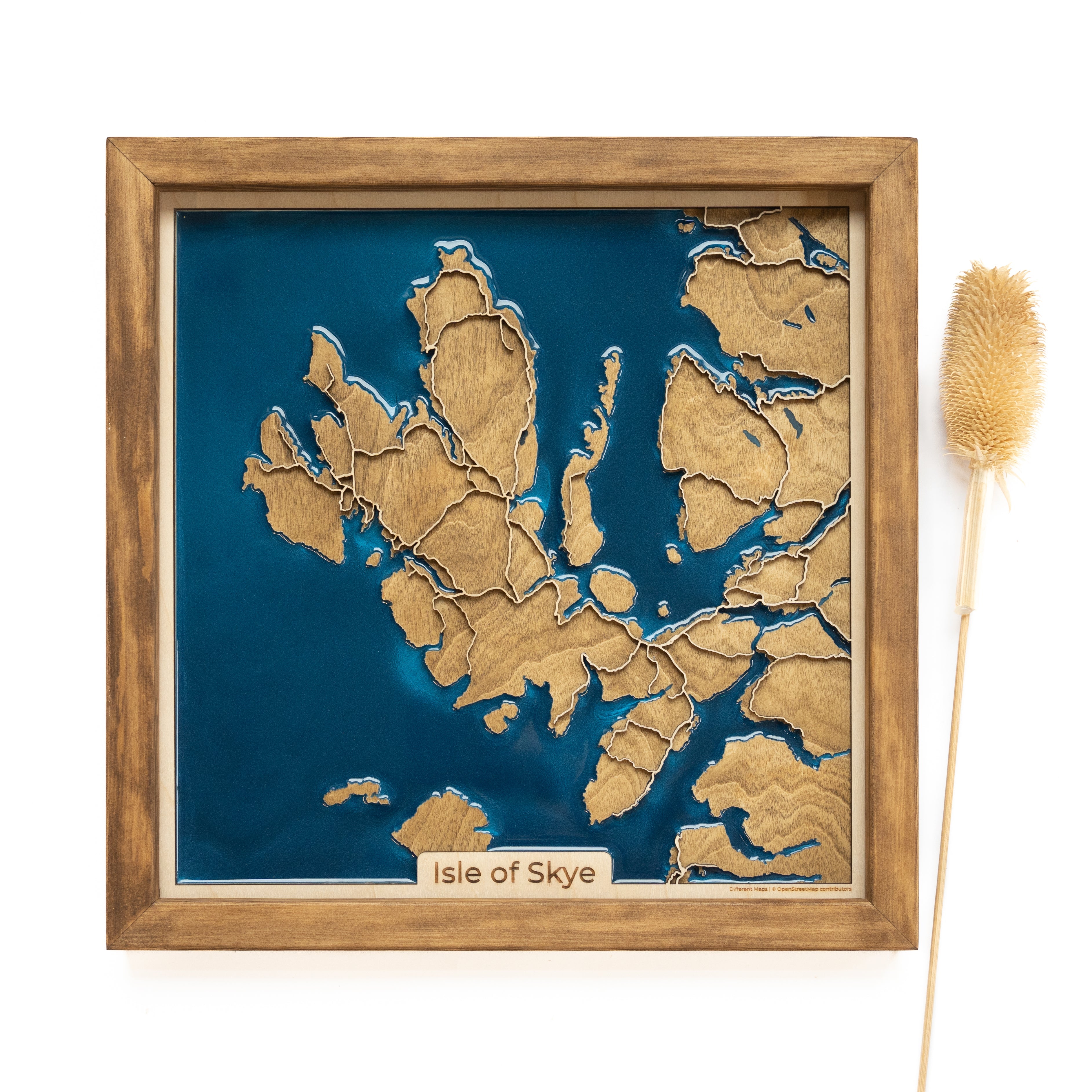 Isle of Skye Wood Map