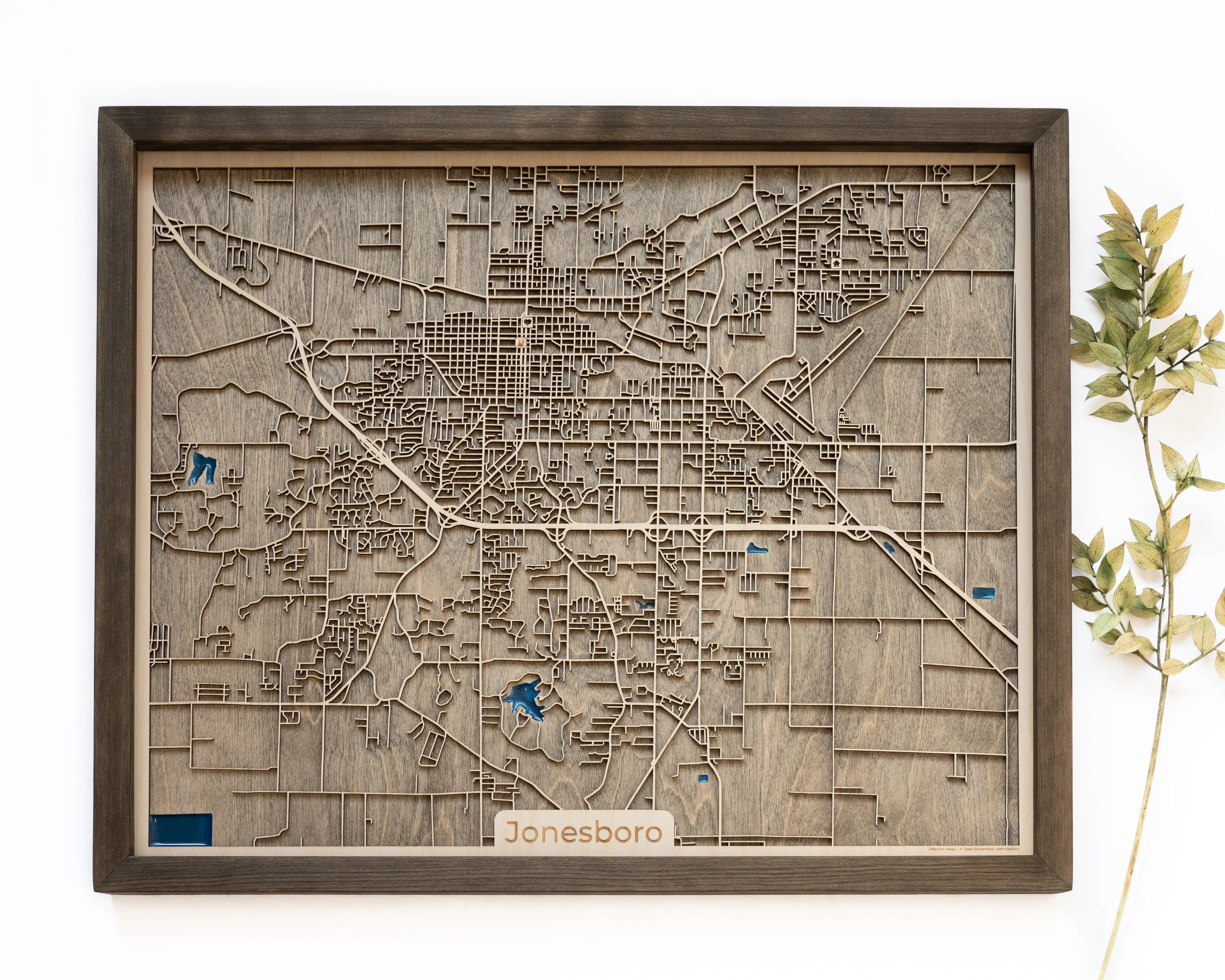 Jonesboro Wood Map