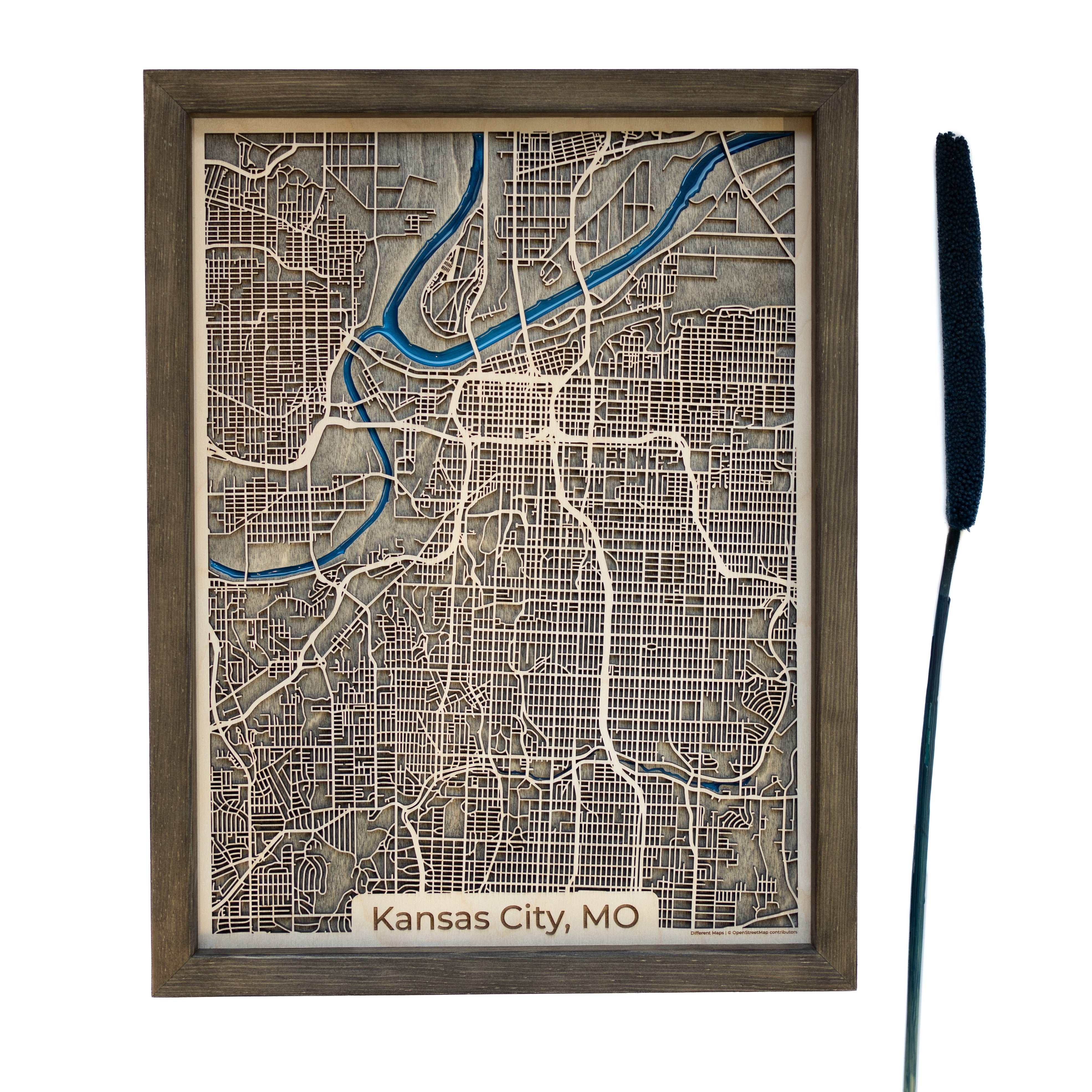 Kansas City Wood Map