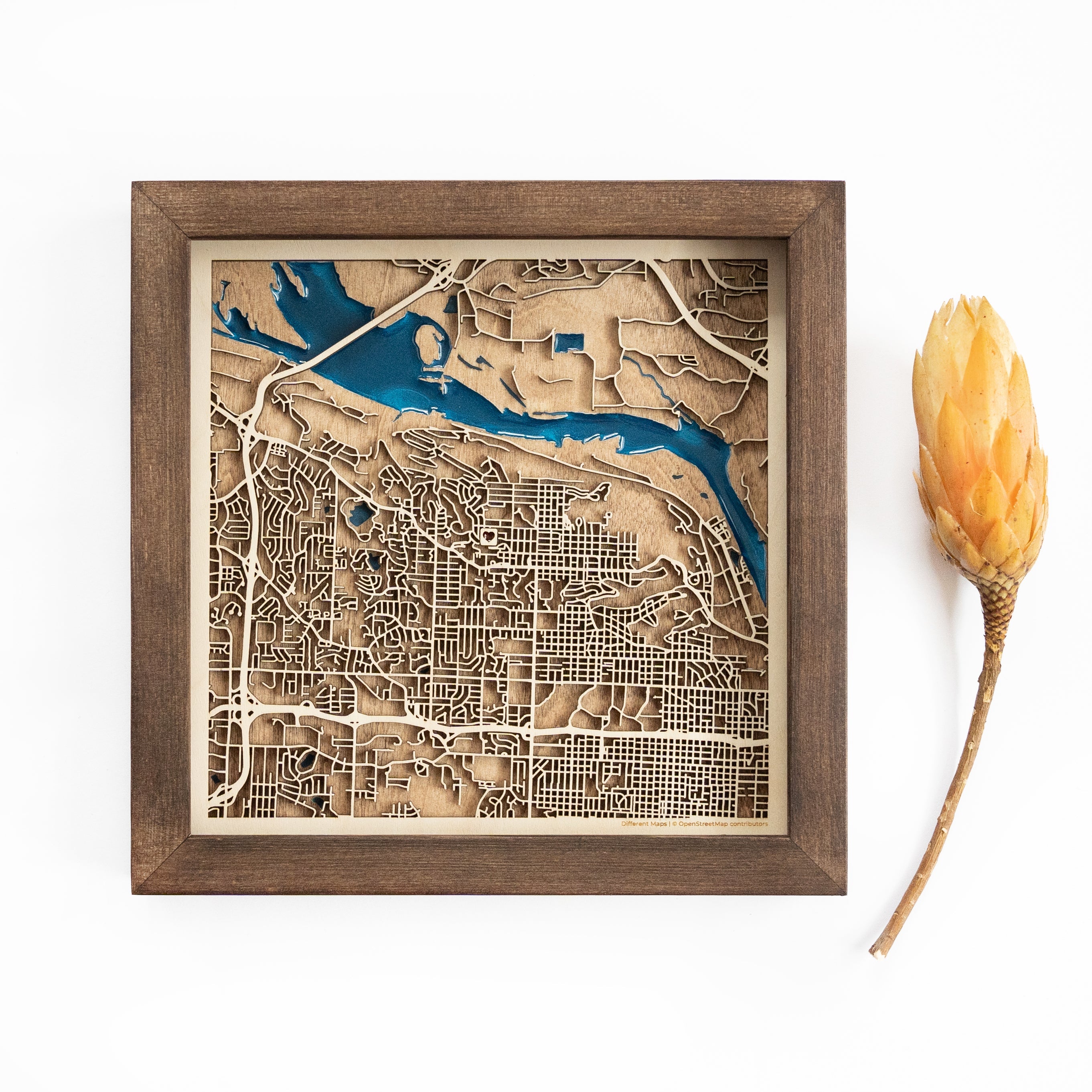 Little Rock Wood Map