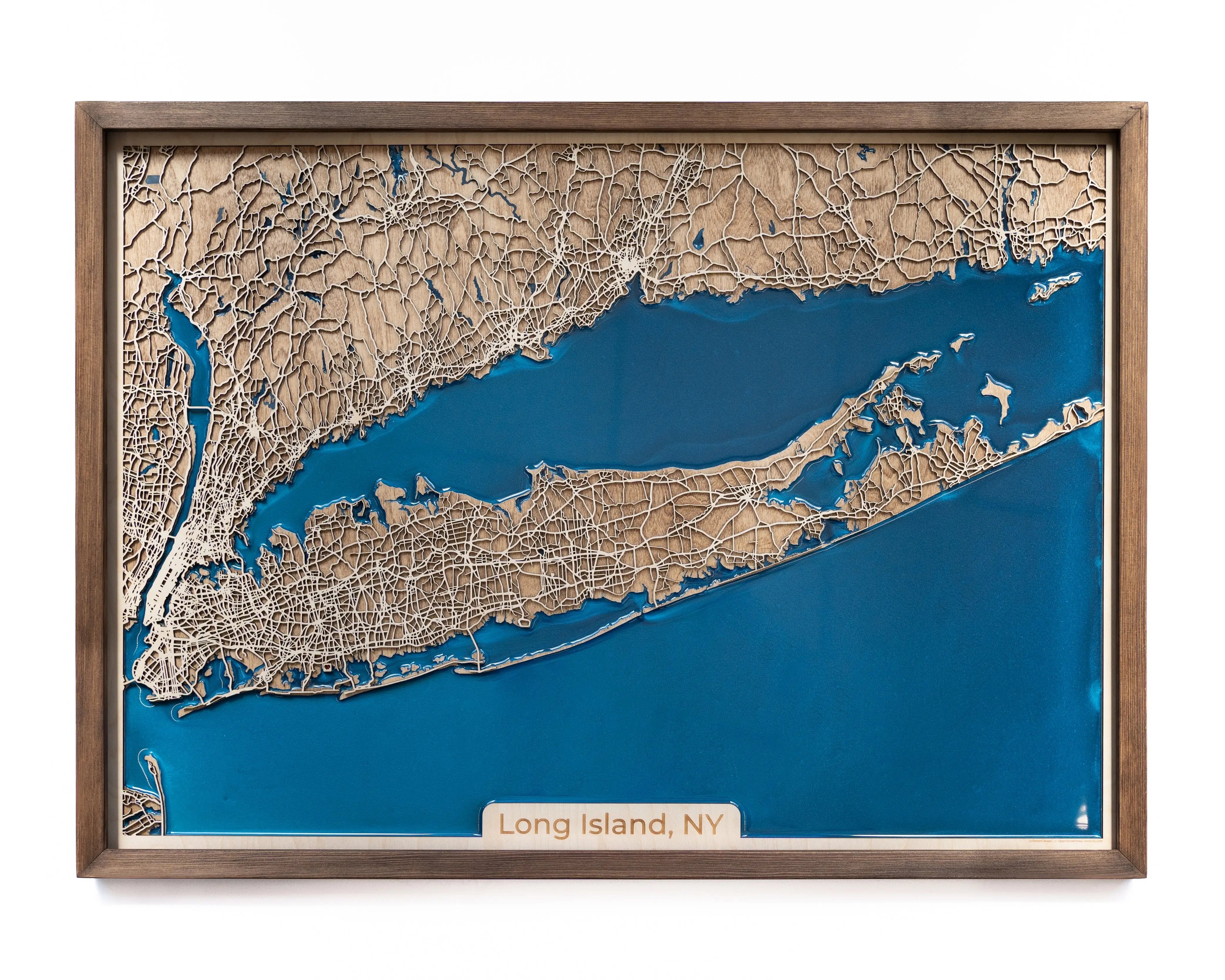 Long Island Wood  Map