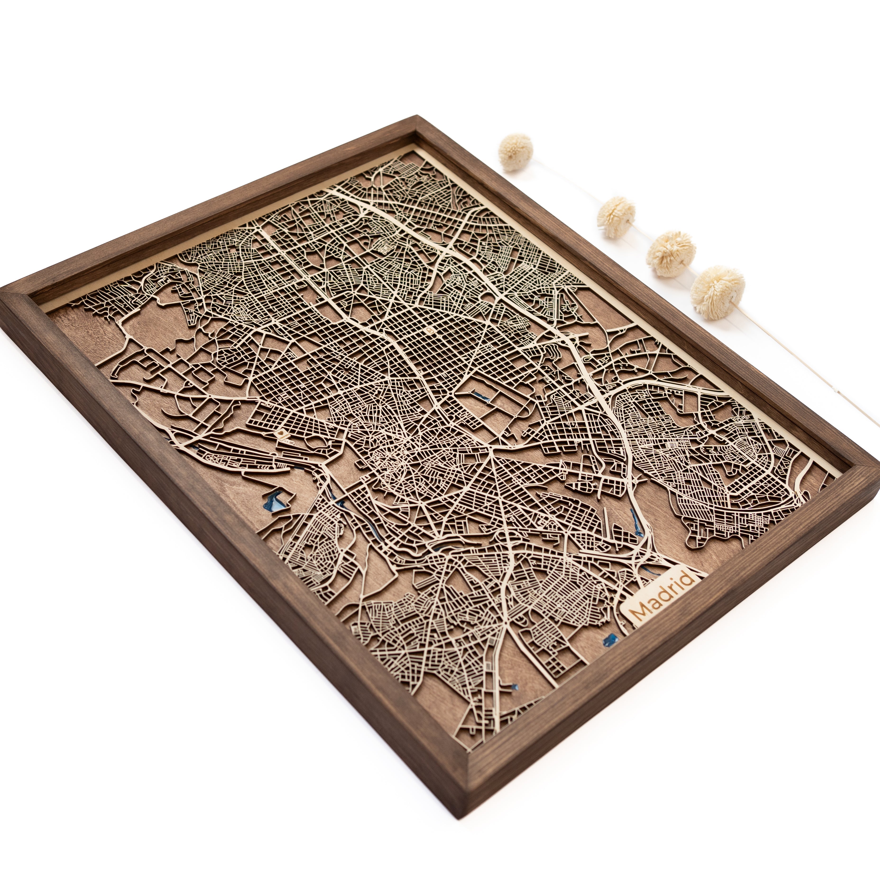 Madrid Wood Map