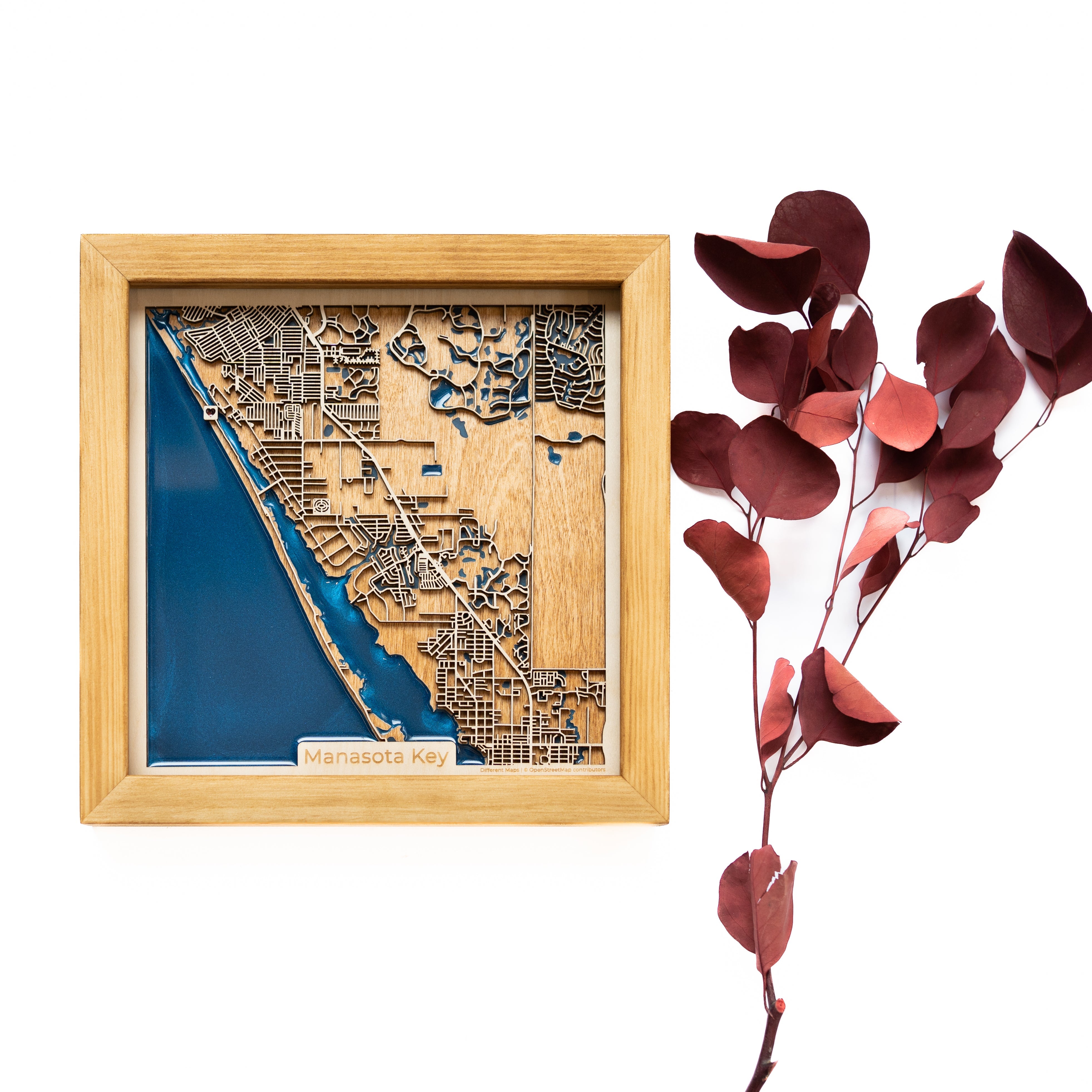 Manasota Key Wood Map