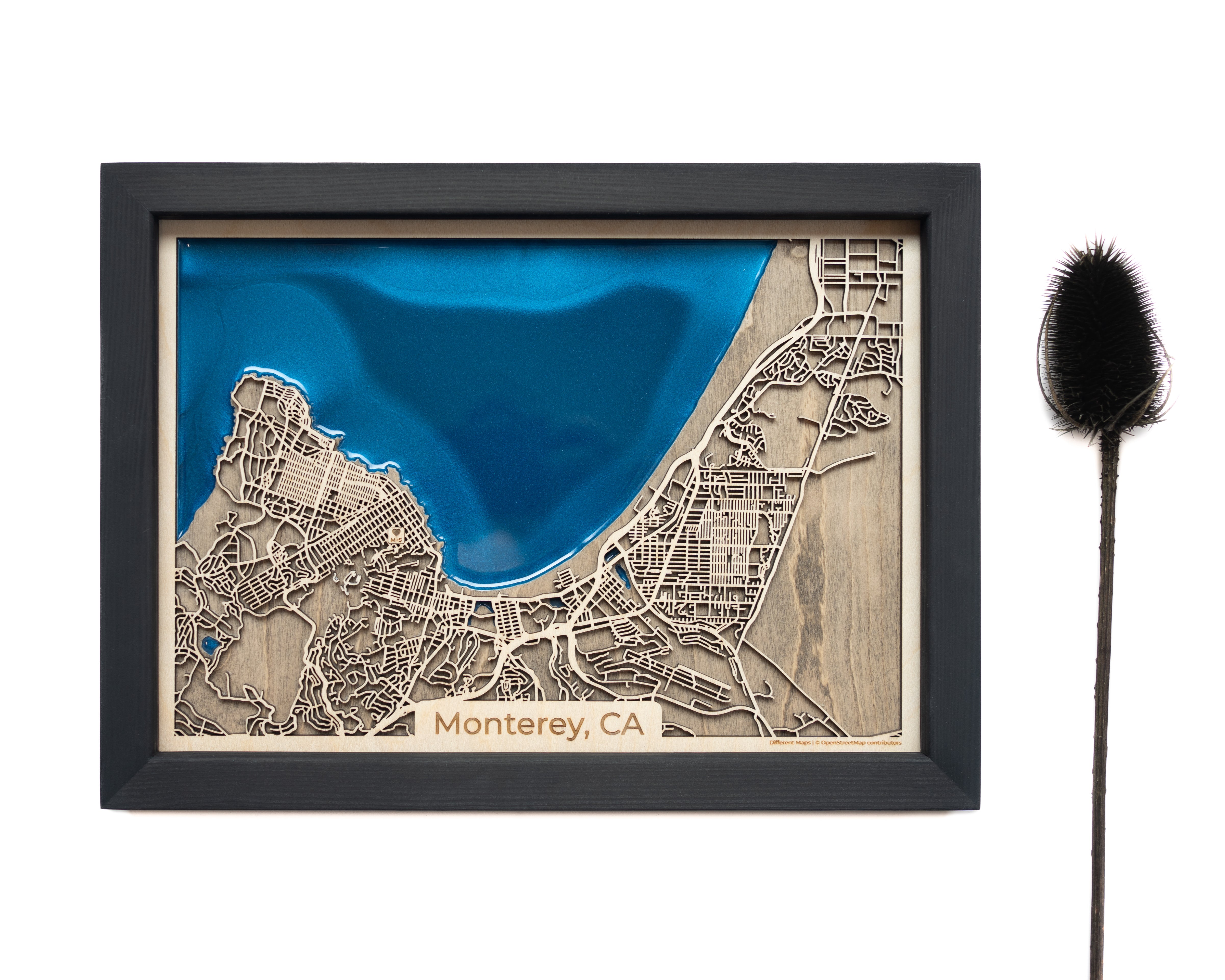 Monterey Framed Map