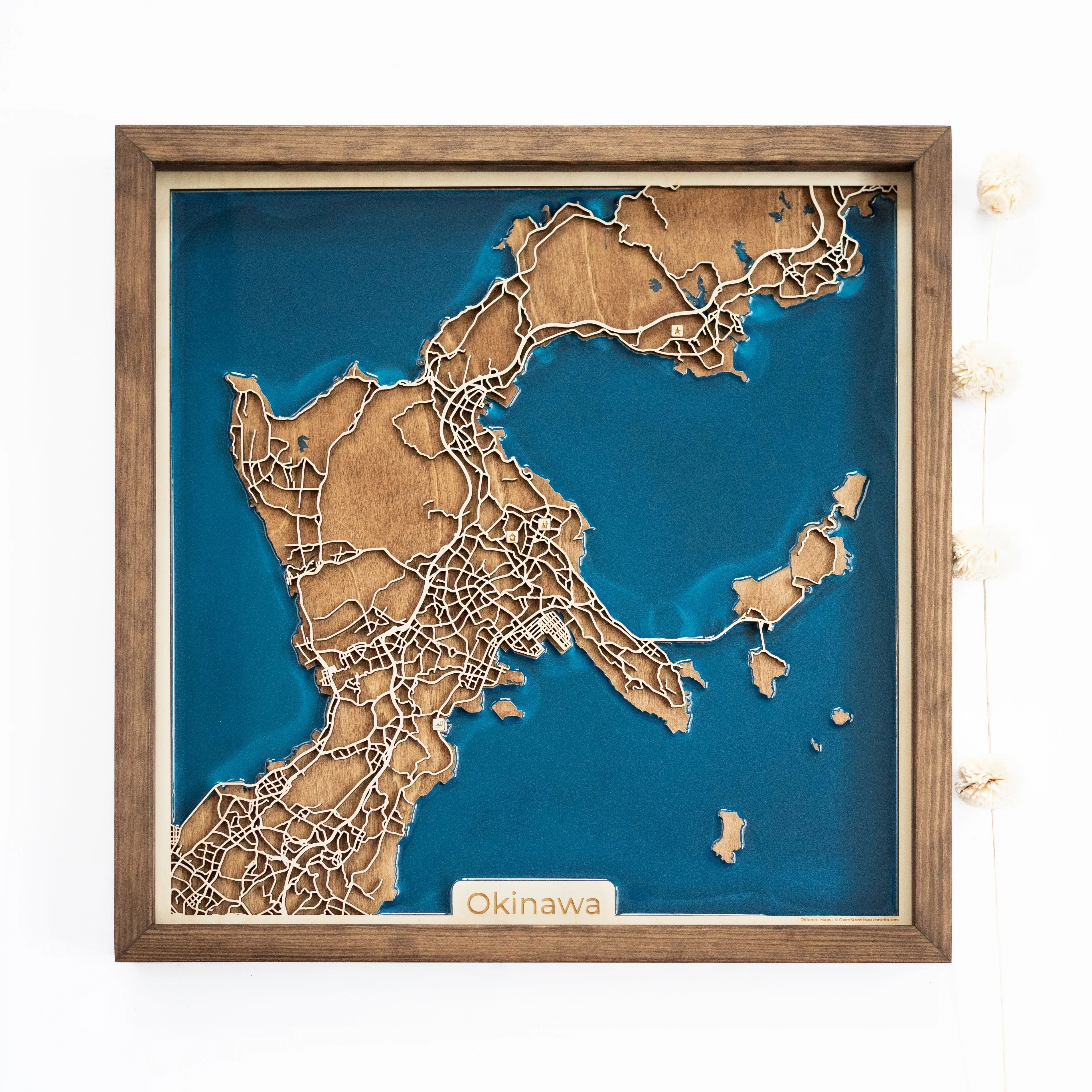 Okinawa Wood Map