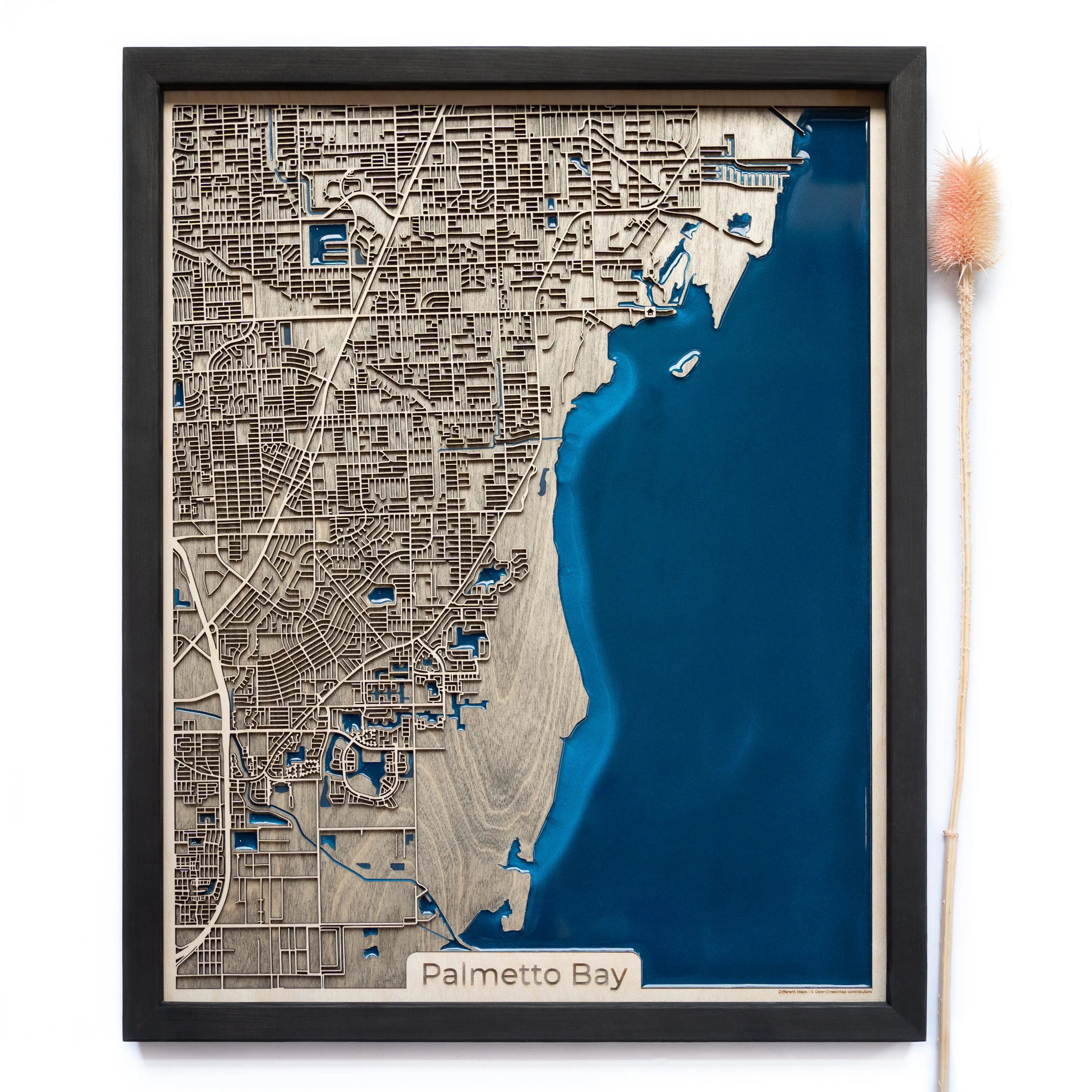 Palmetto Bay Wood Map