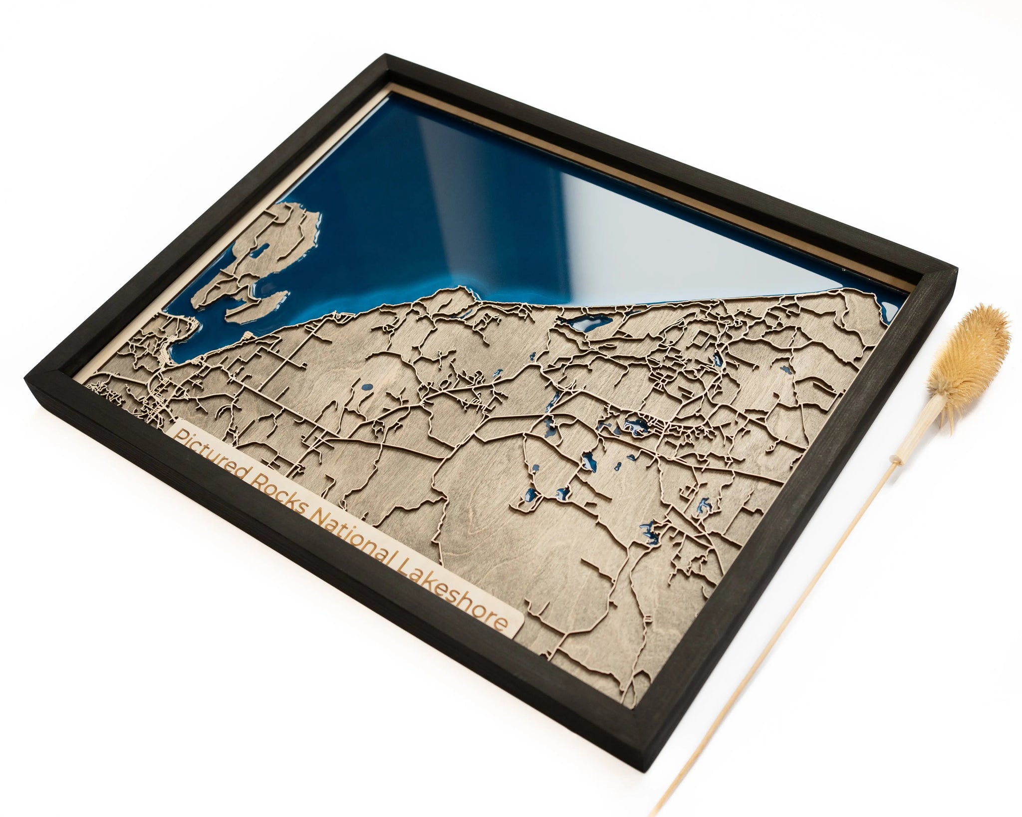 Pictured Rocks National Lakeshore Themed Gift | Wooden Map