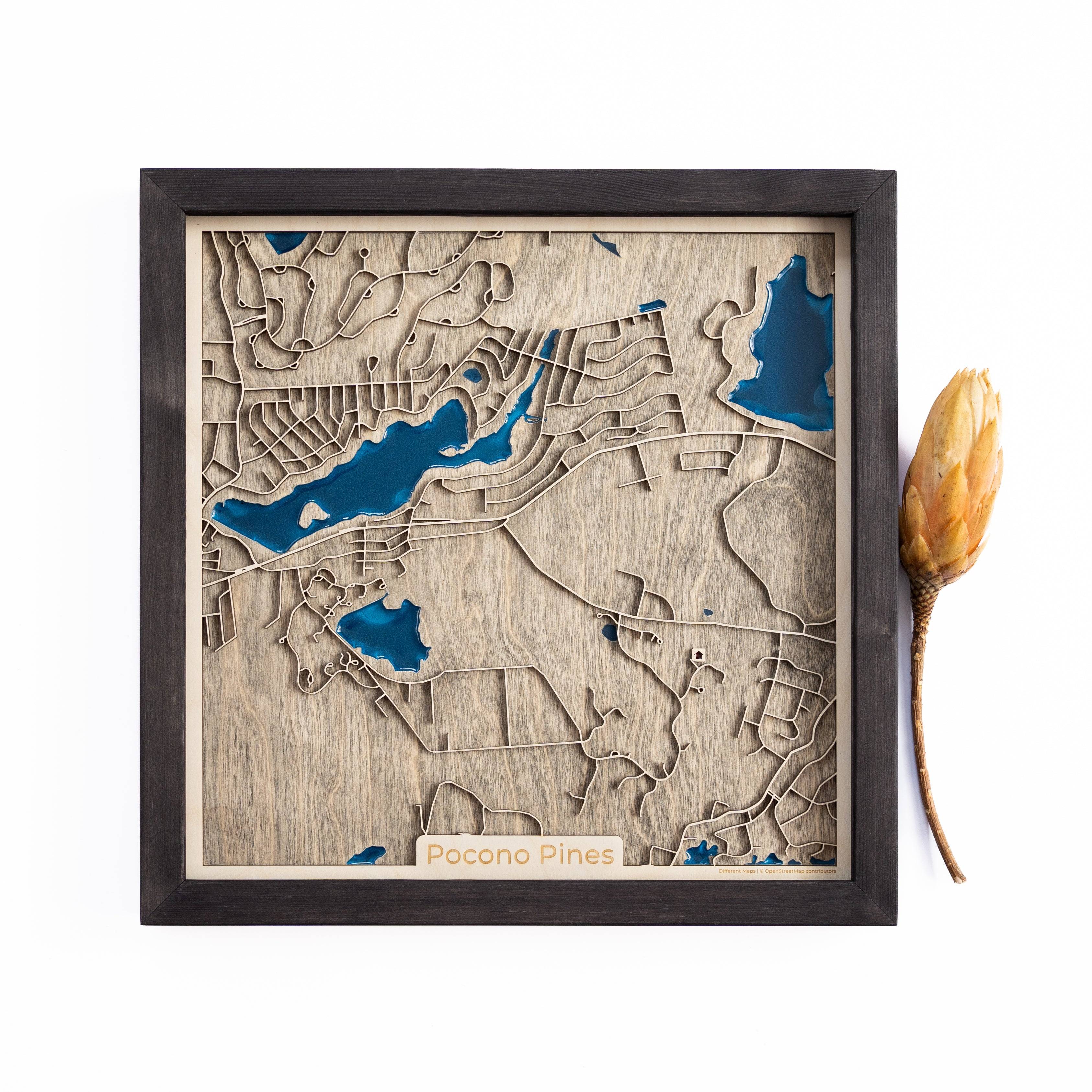 Pocono Pines Wood Map