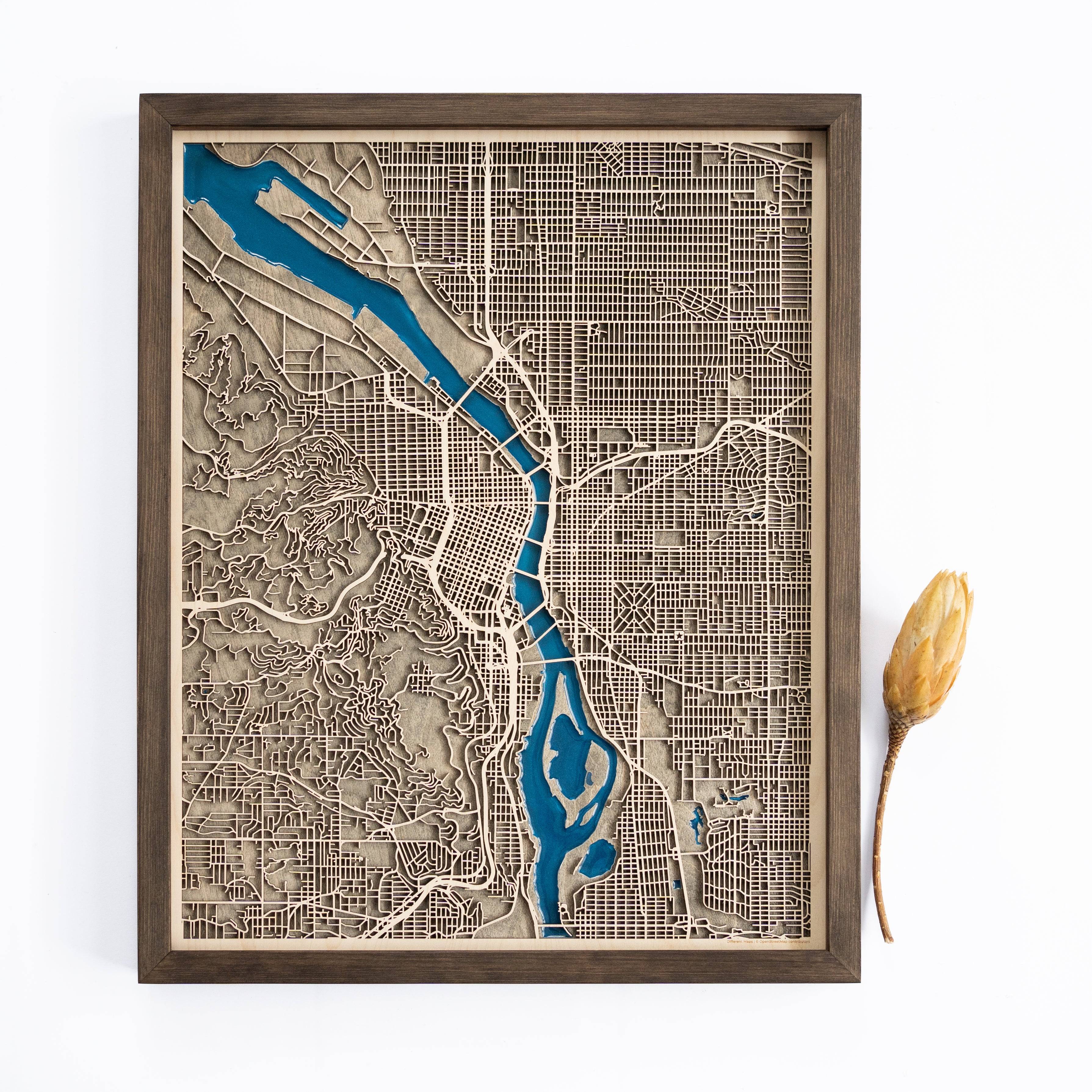 Portland Wood Map