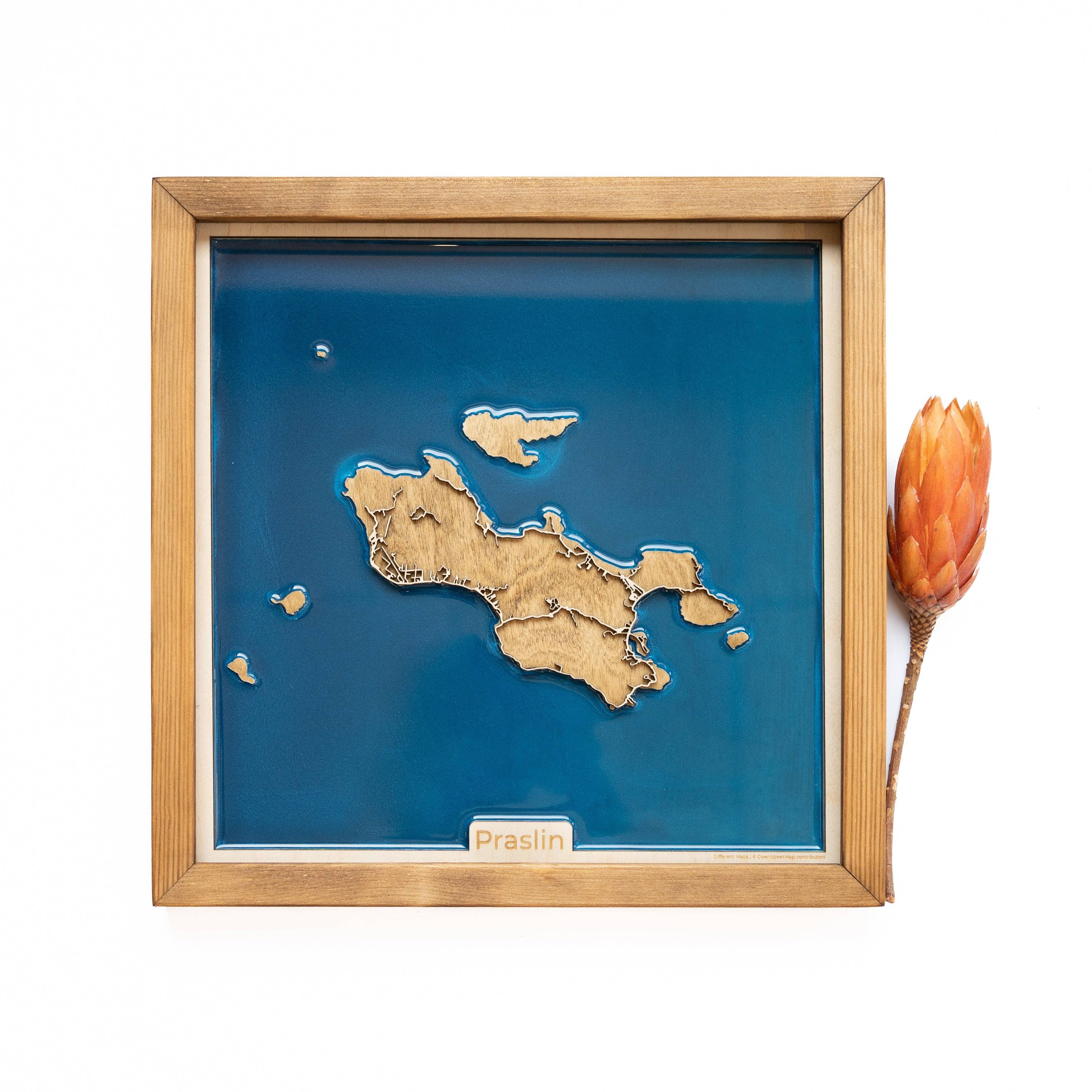 Praslin Wood Map