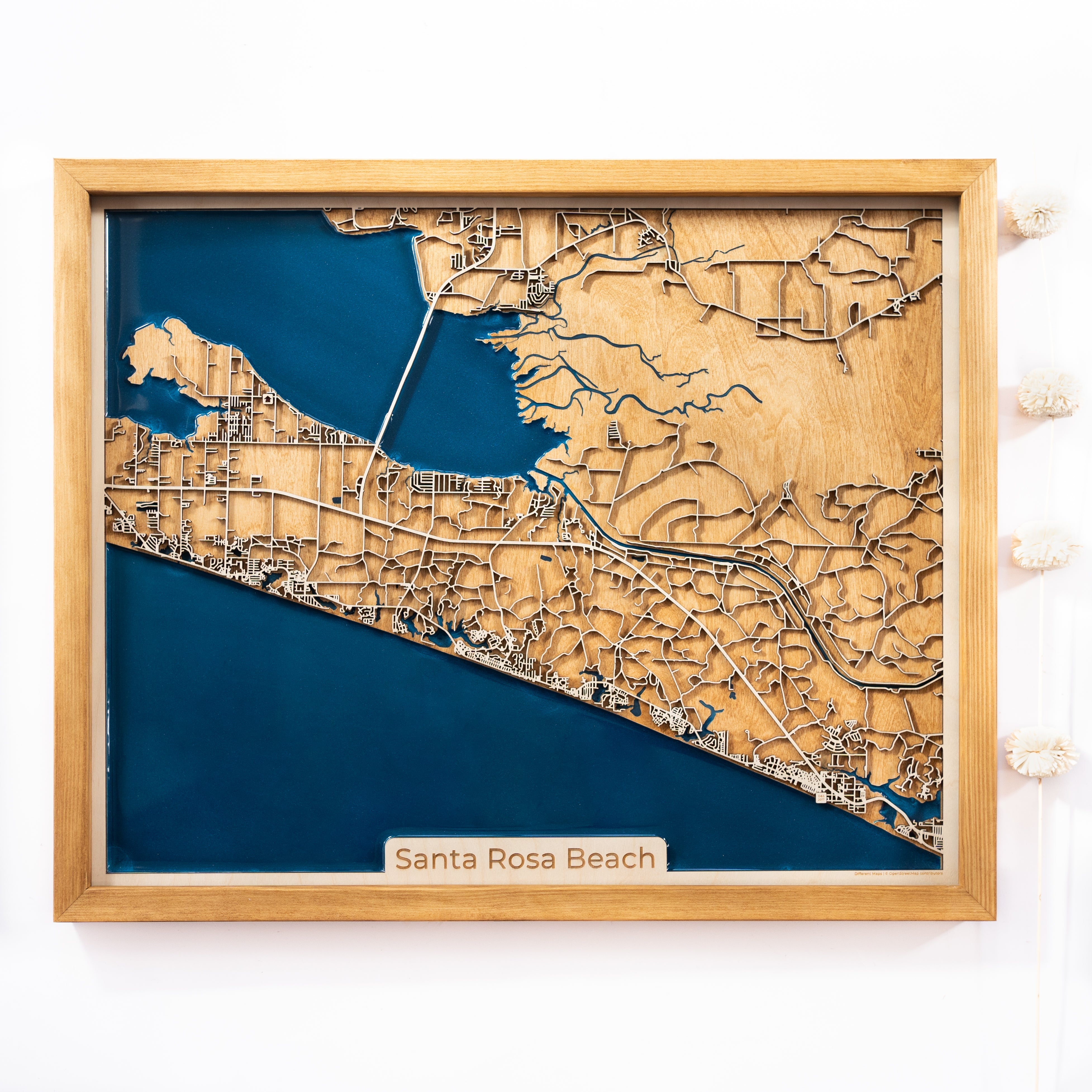 Santa Rosa Beach Wood Map