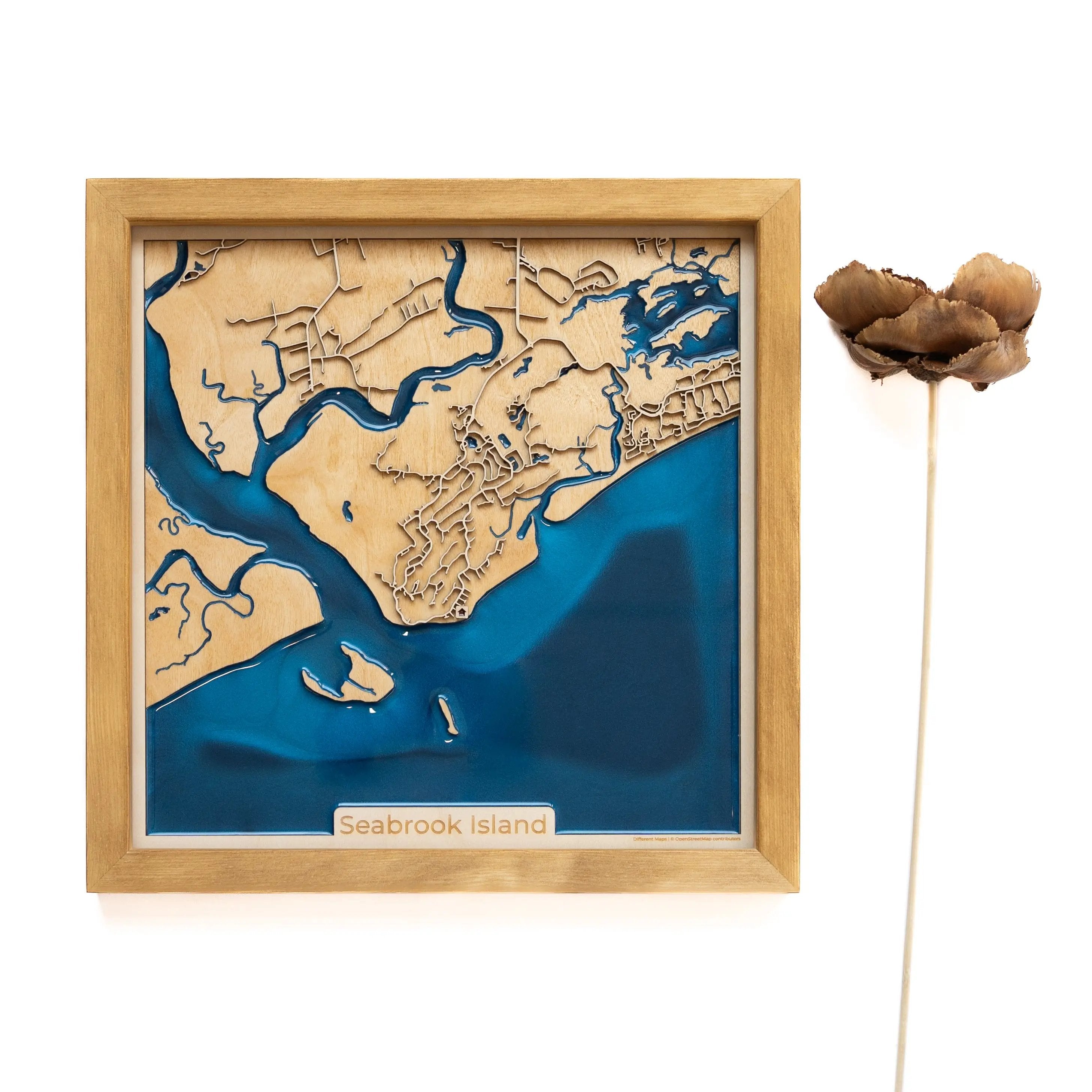 Seabrook Island Wood Map