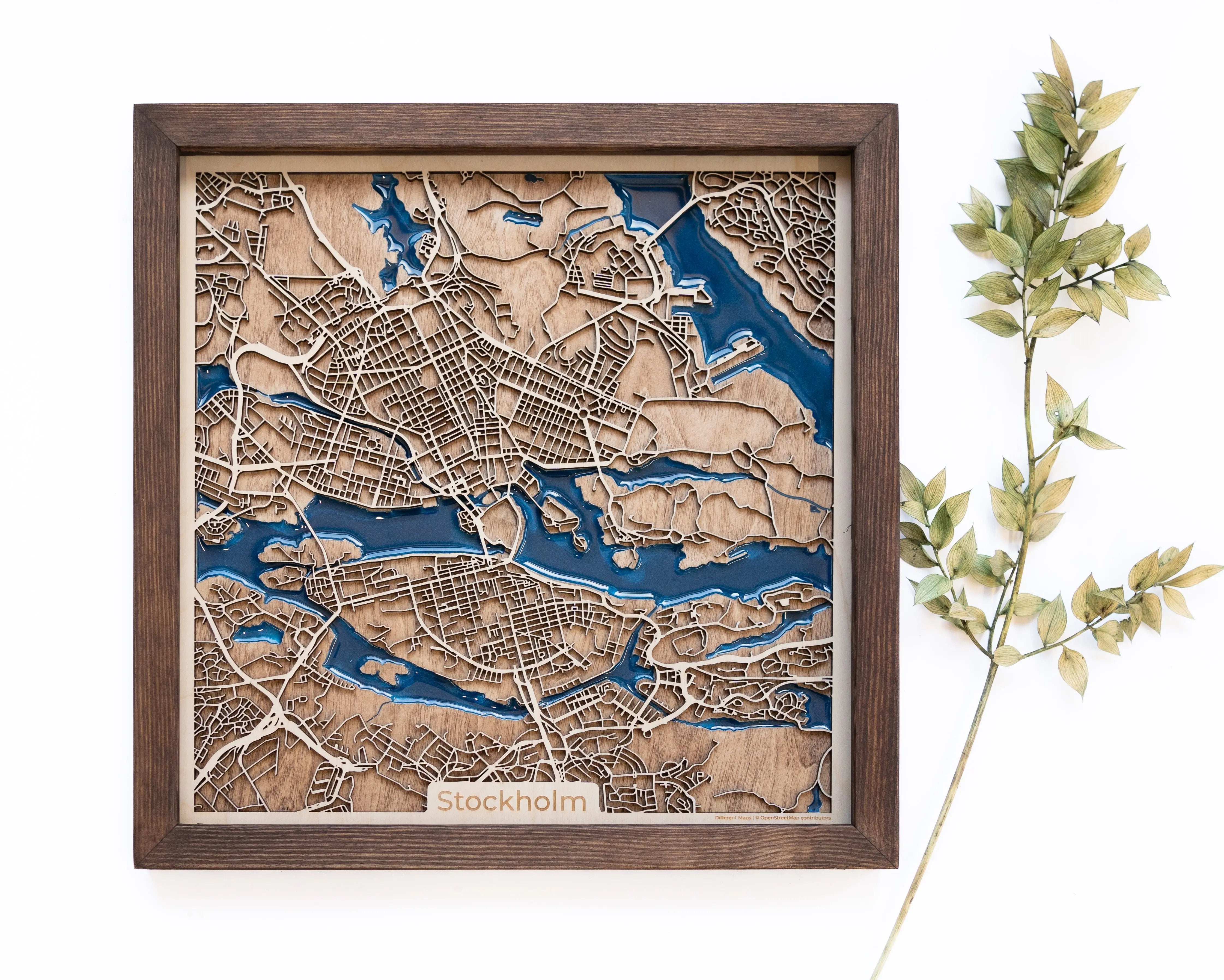 Stockholm Wood Map