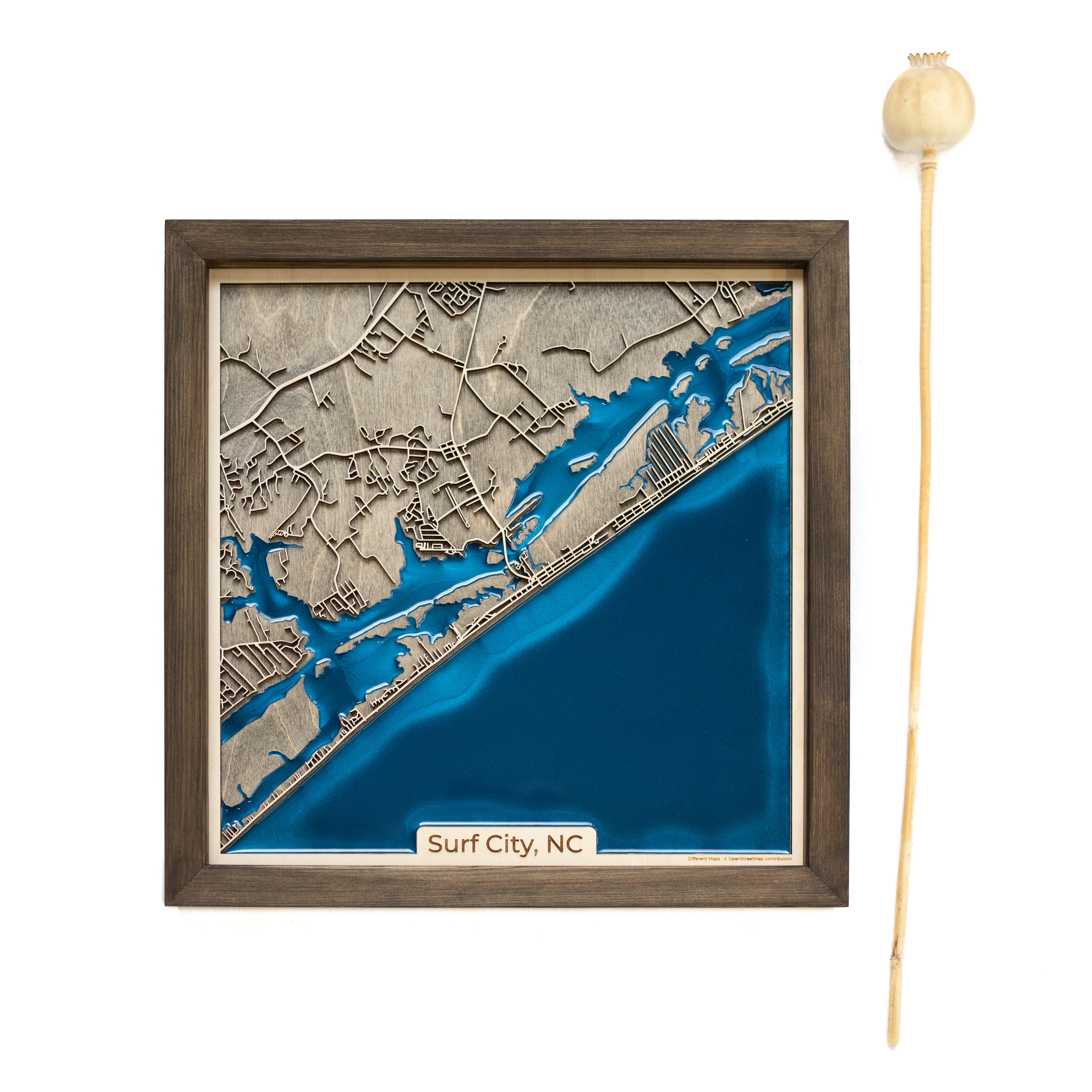 Surf City Wooden CustomMap