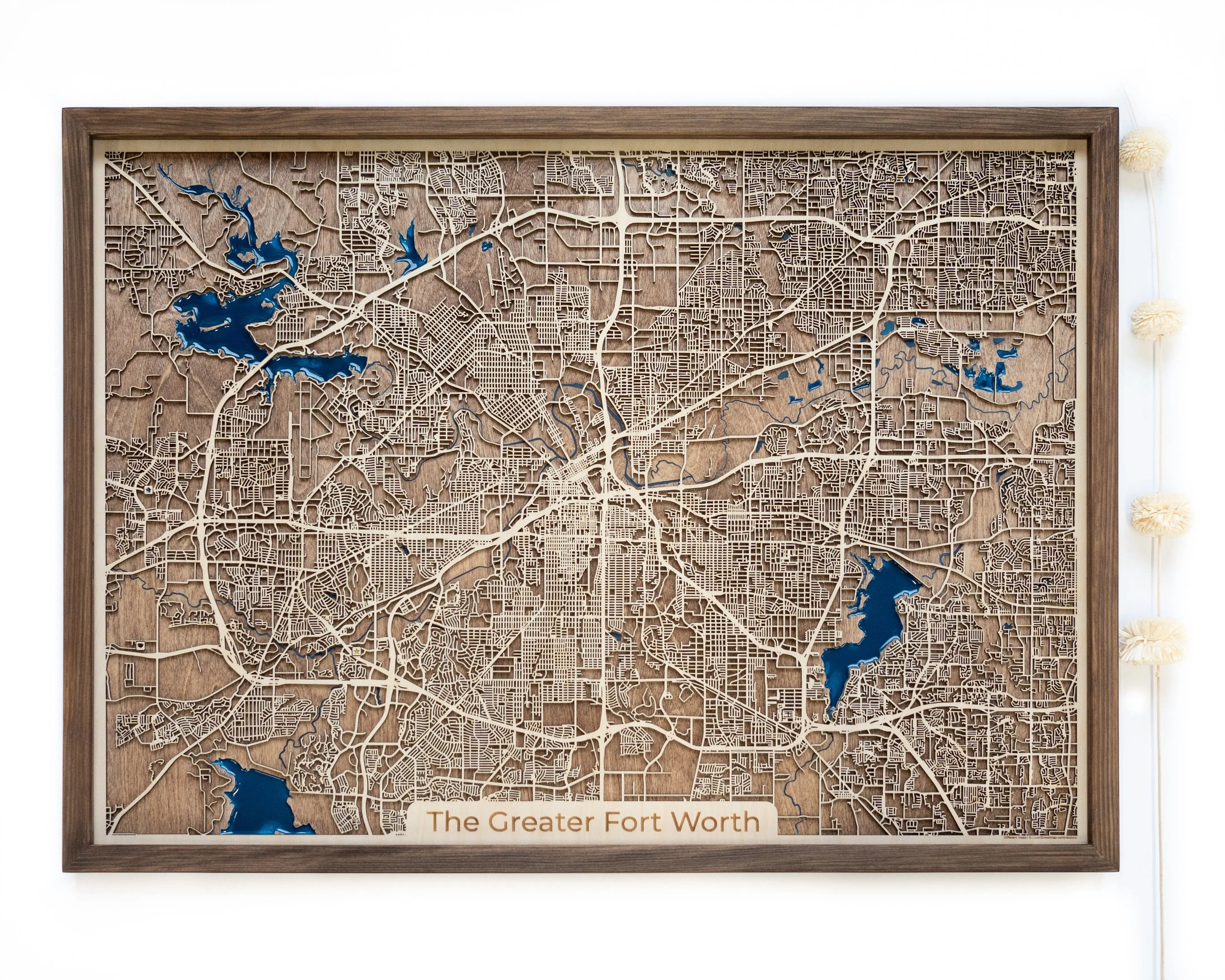 The Greater Fort Worth Wood Map