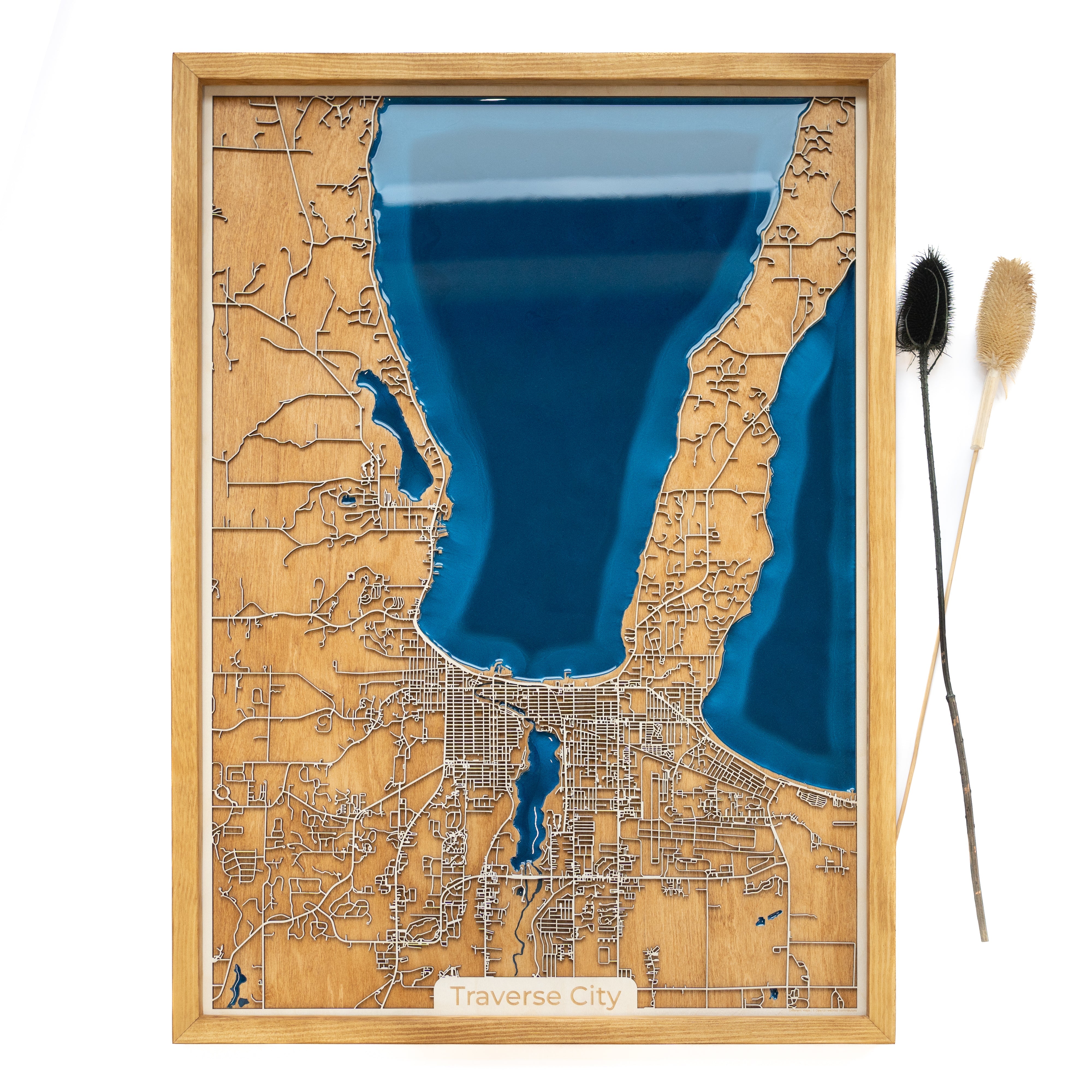 Traverse City Wood Map