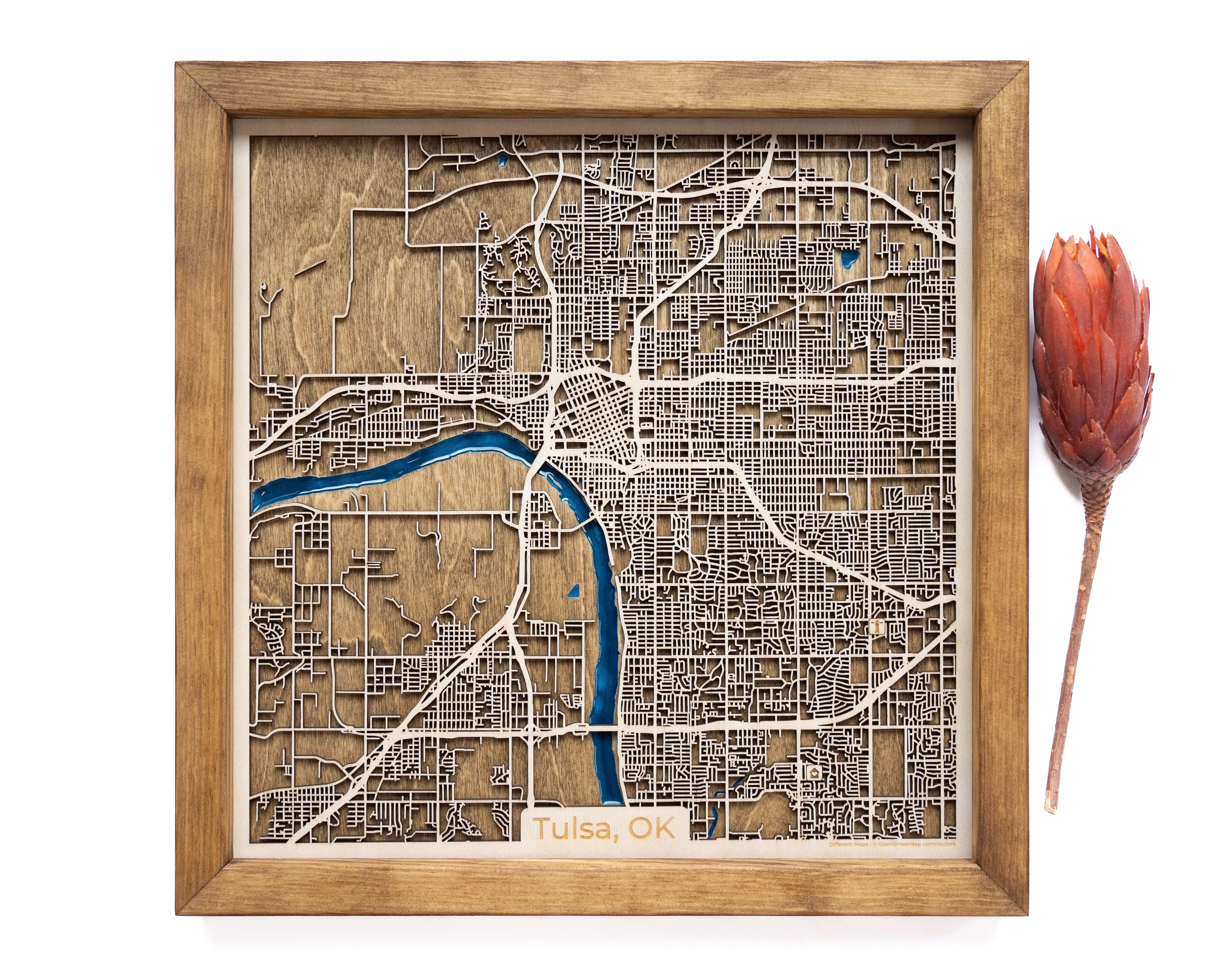 Tulsa Wood Map