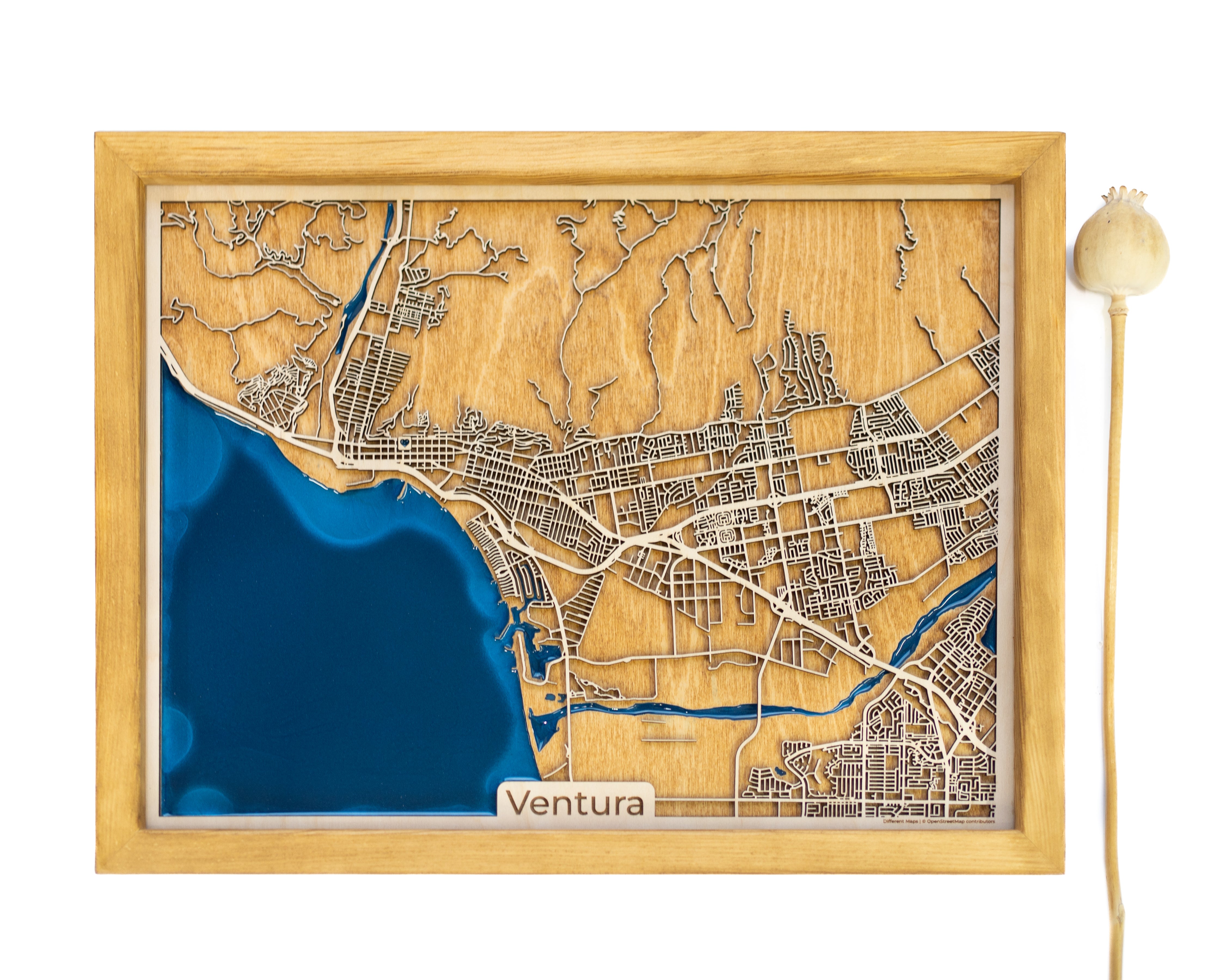 Ventura California Custom Map 