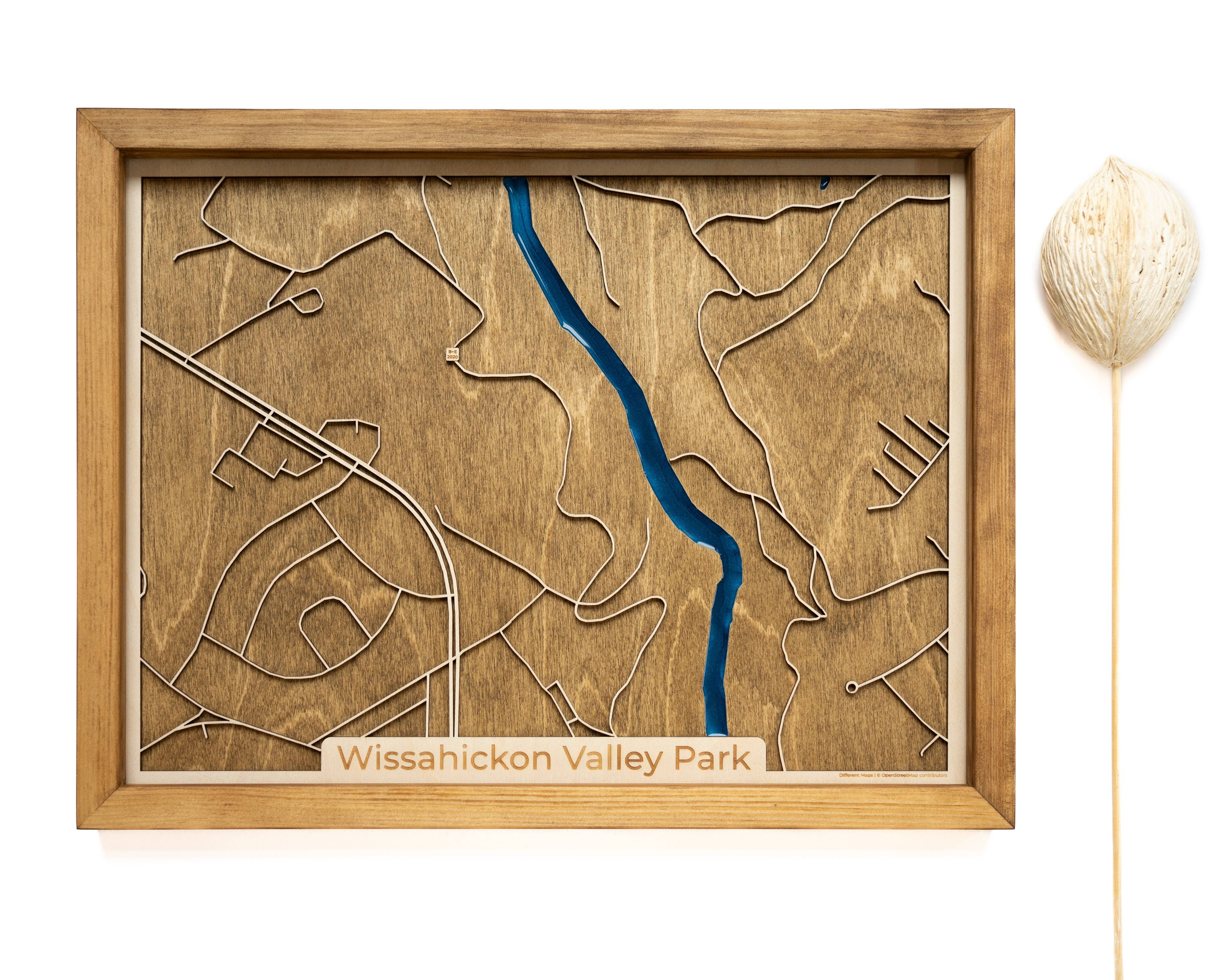 Wissahickon Valley Park PA Map