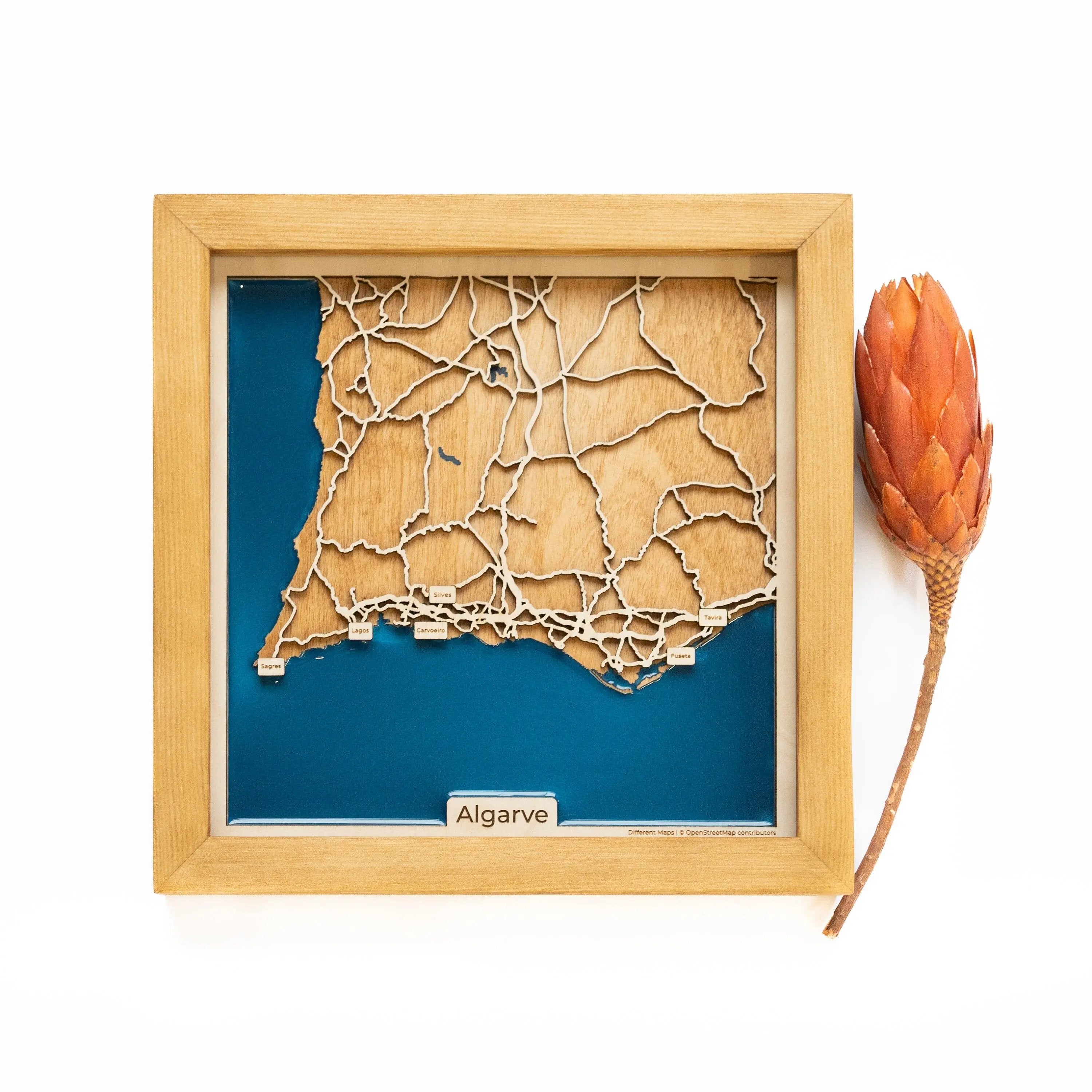 Algarve map