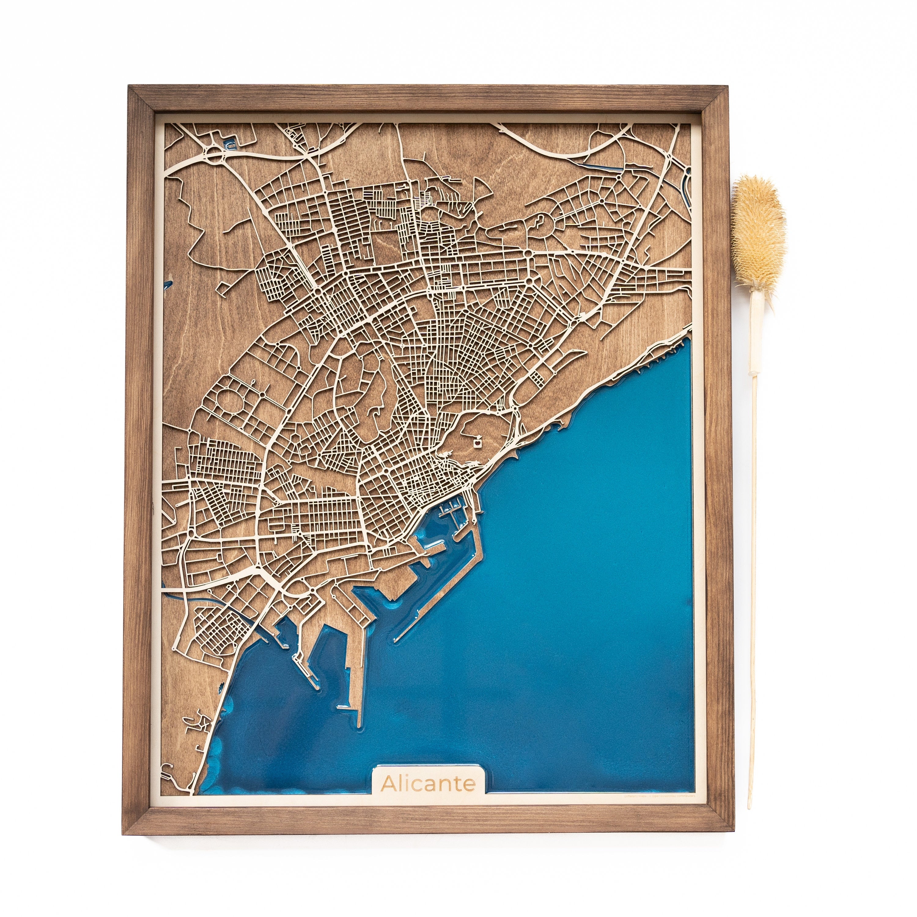 Alicante wood map